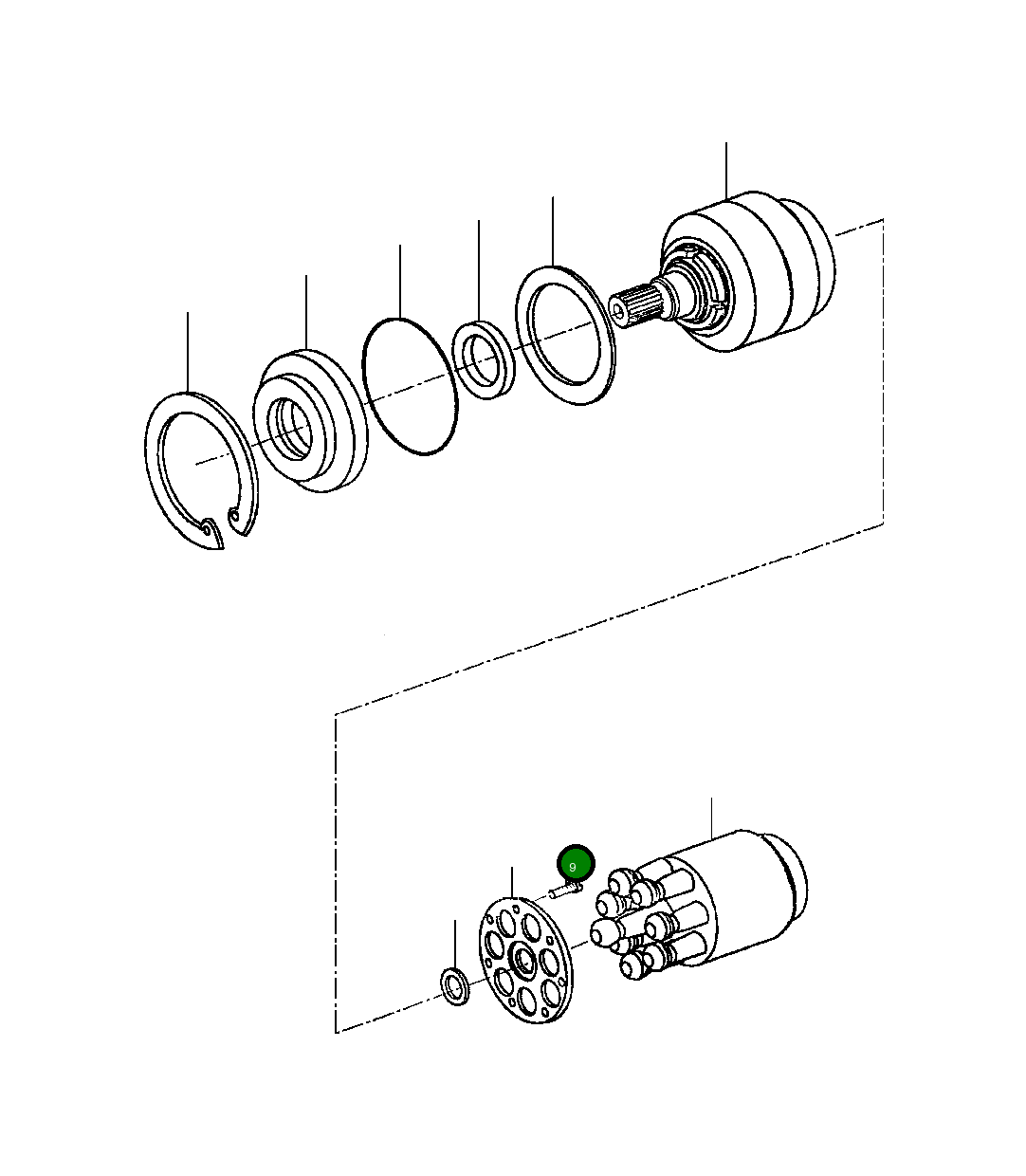 Болт 1430 913 H1 Komatsu