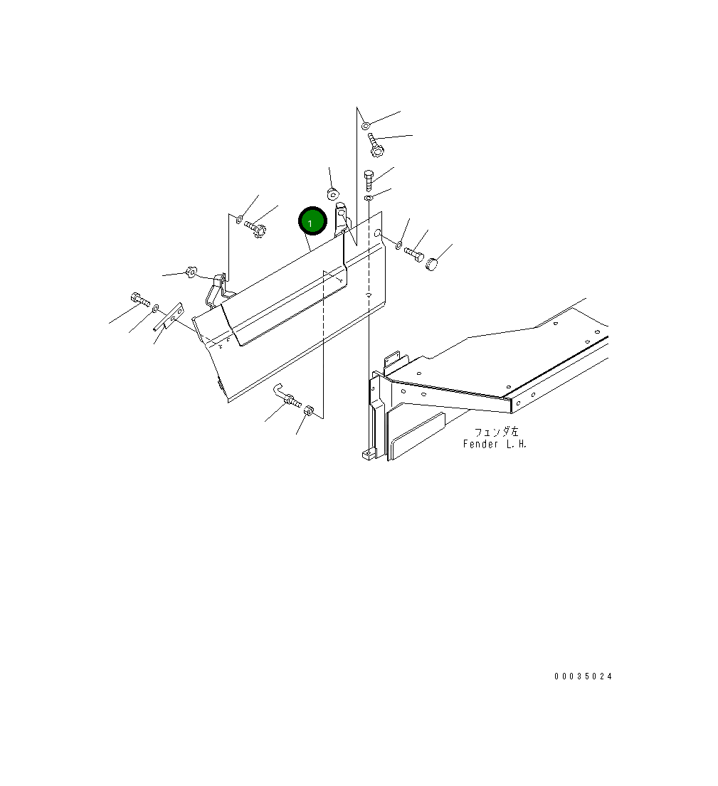 Крышка 14X-54-32433 Komatsu