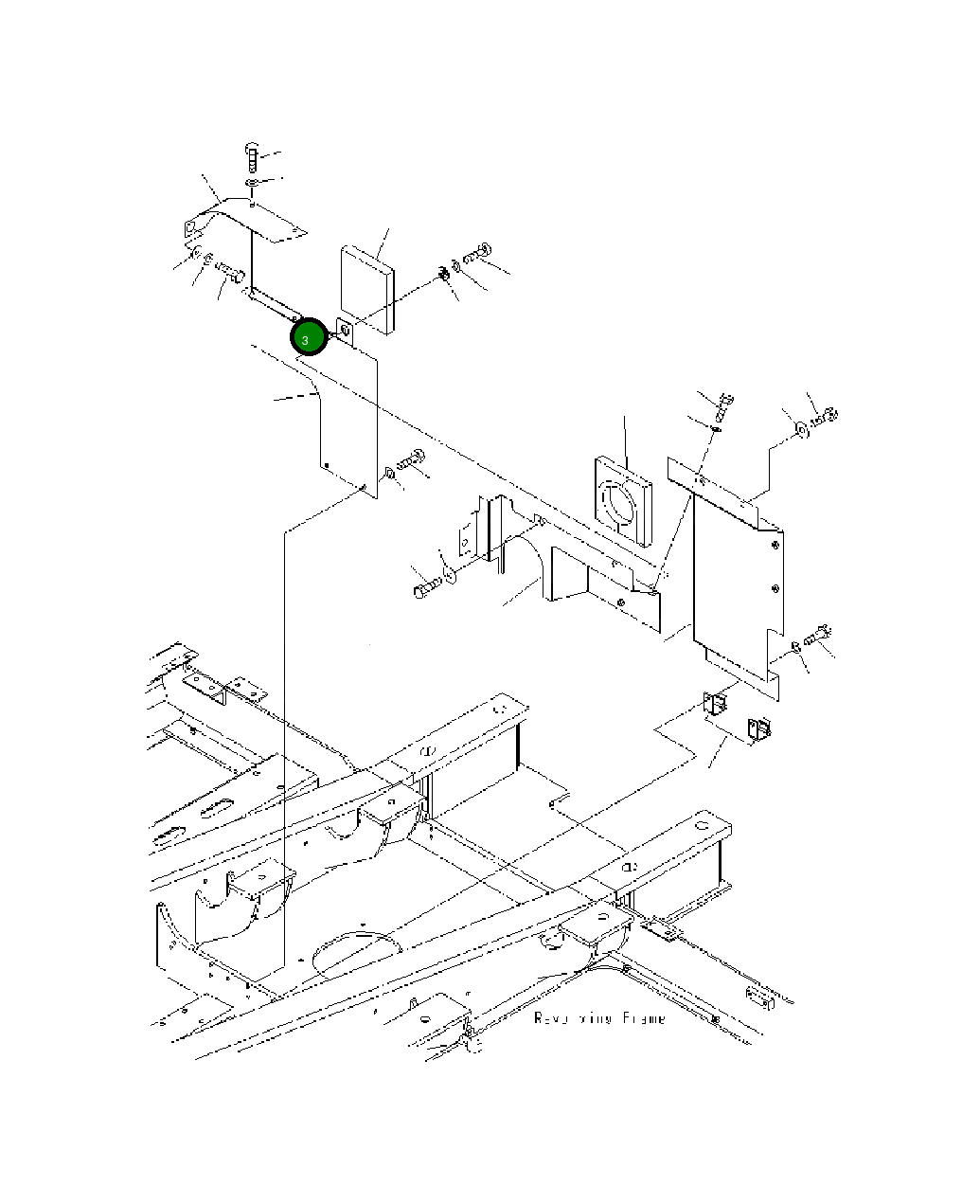Крышка 2075472561 Komatsu