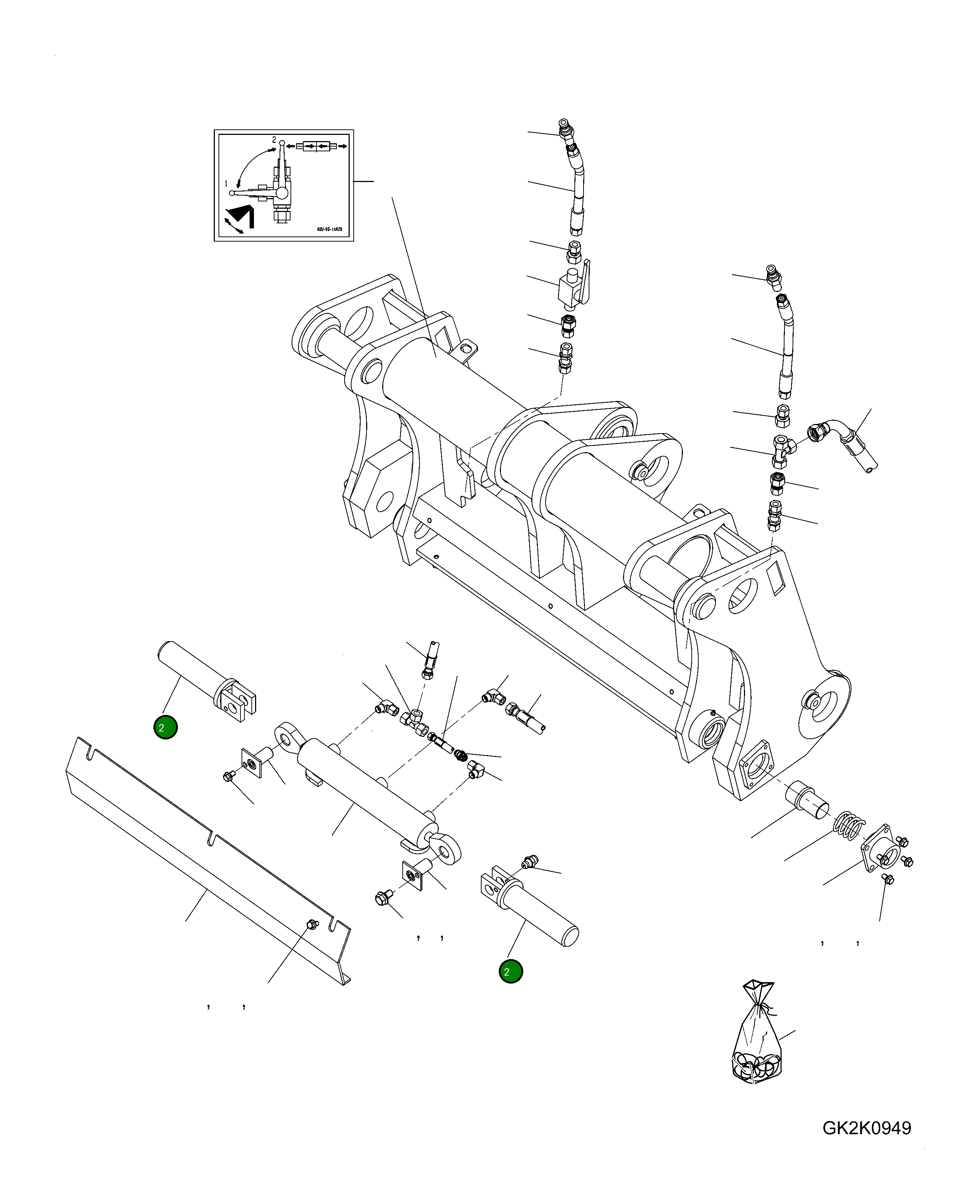 Болт 419-72-H0P01 Komatsu