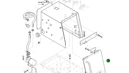 Крышка 5621-2755A Komatsu