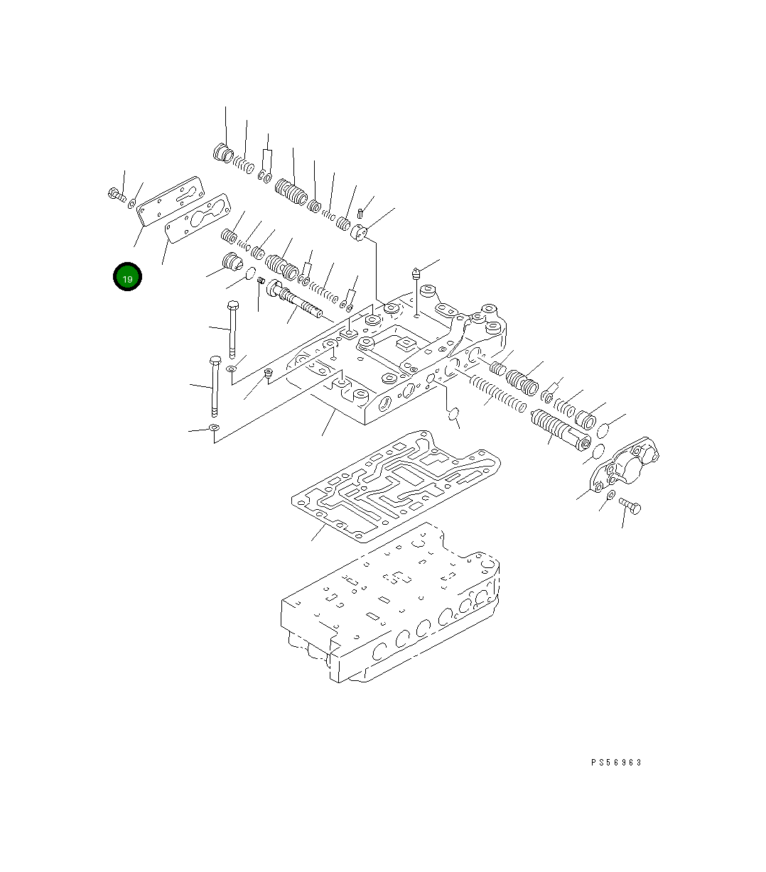 Крышка 424-15-15860  Komatsu