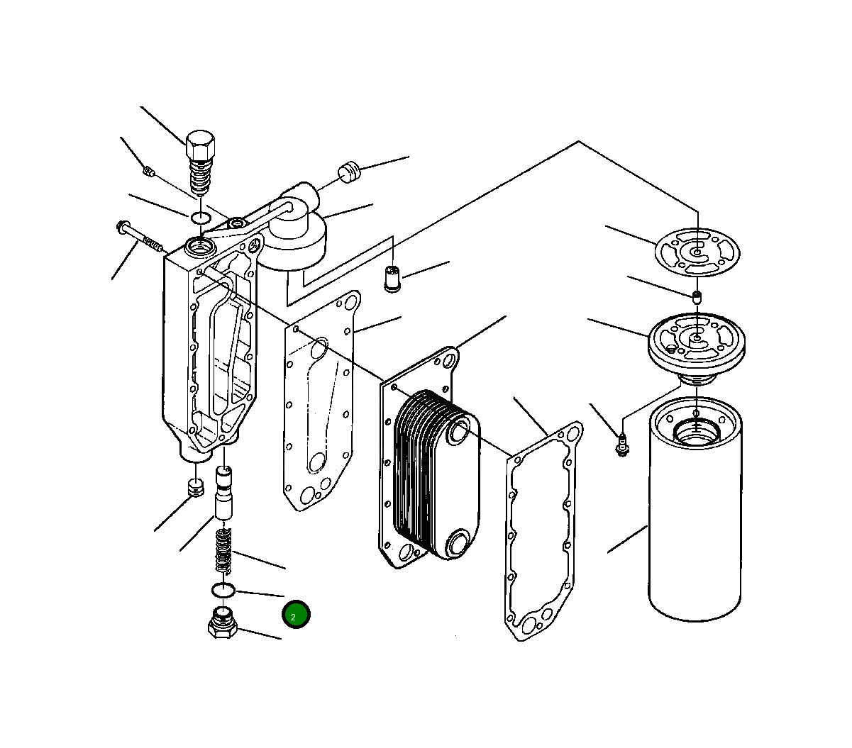 Кольцо уплотнительное (O-Ring) 1295 154 H1 Komatsu