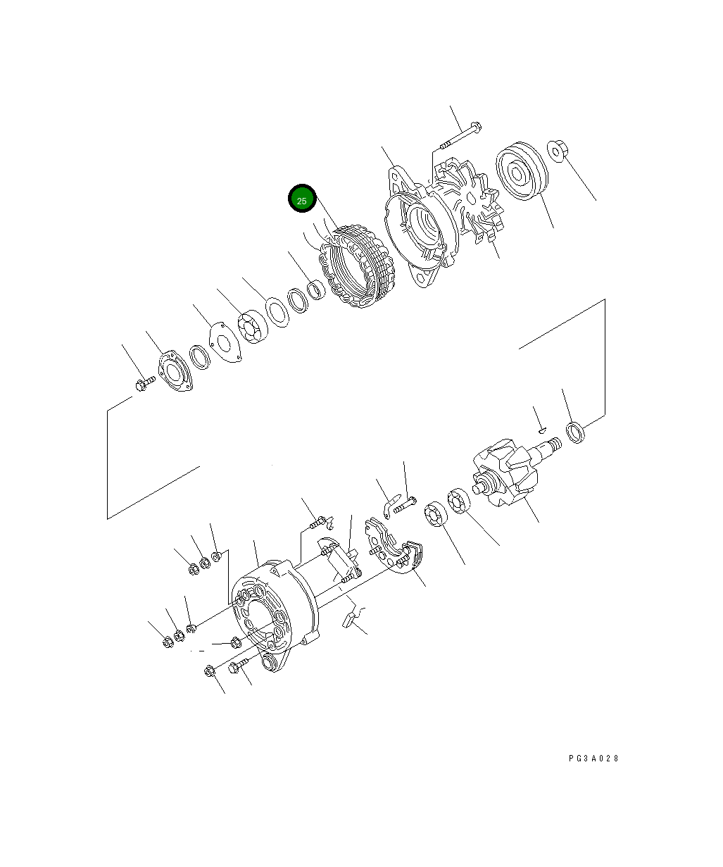 Болт KD0-33901-0760  Komatsu