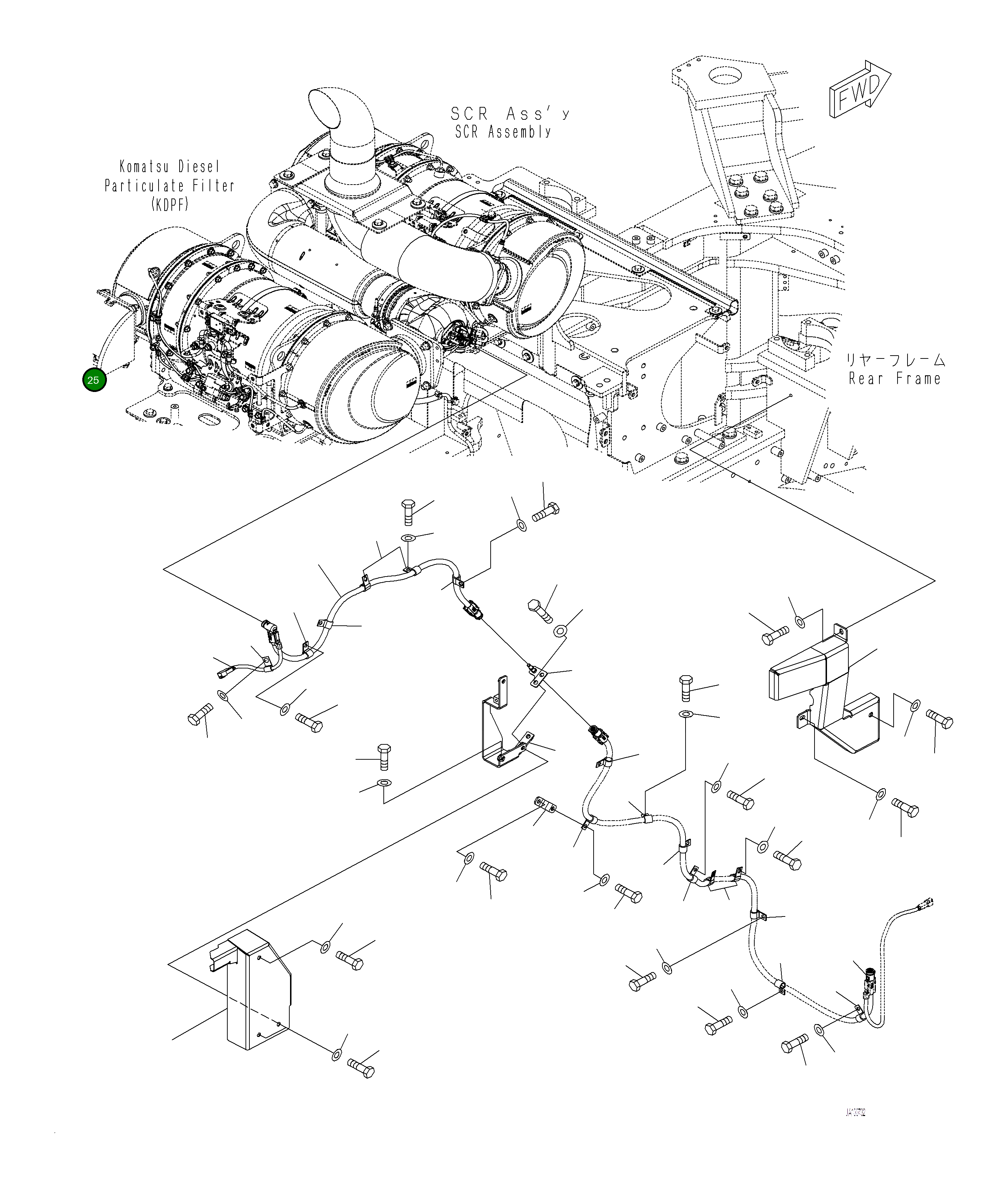 Крышка 421-02-61371 Komatsu