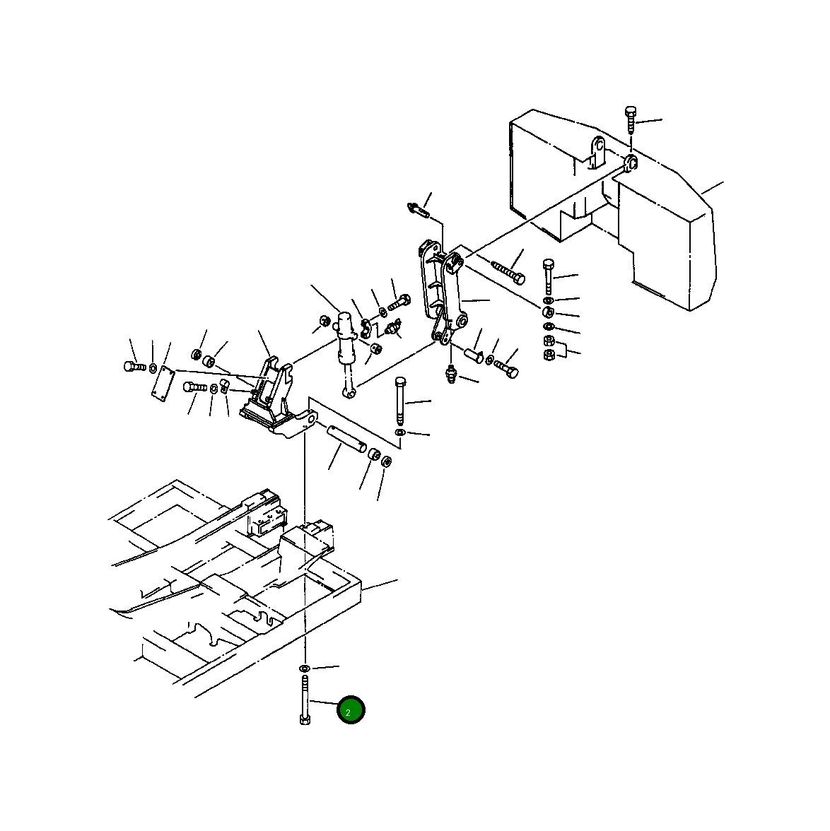 Болт 21T-09-11211 Komatsu