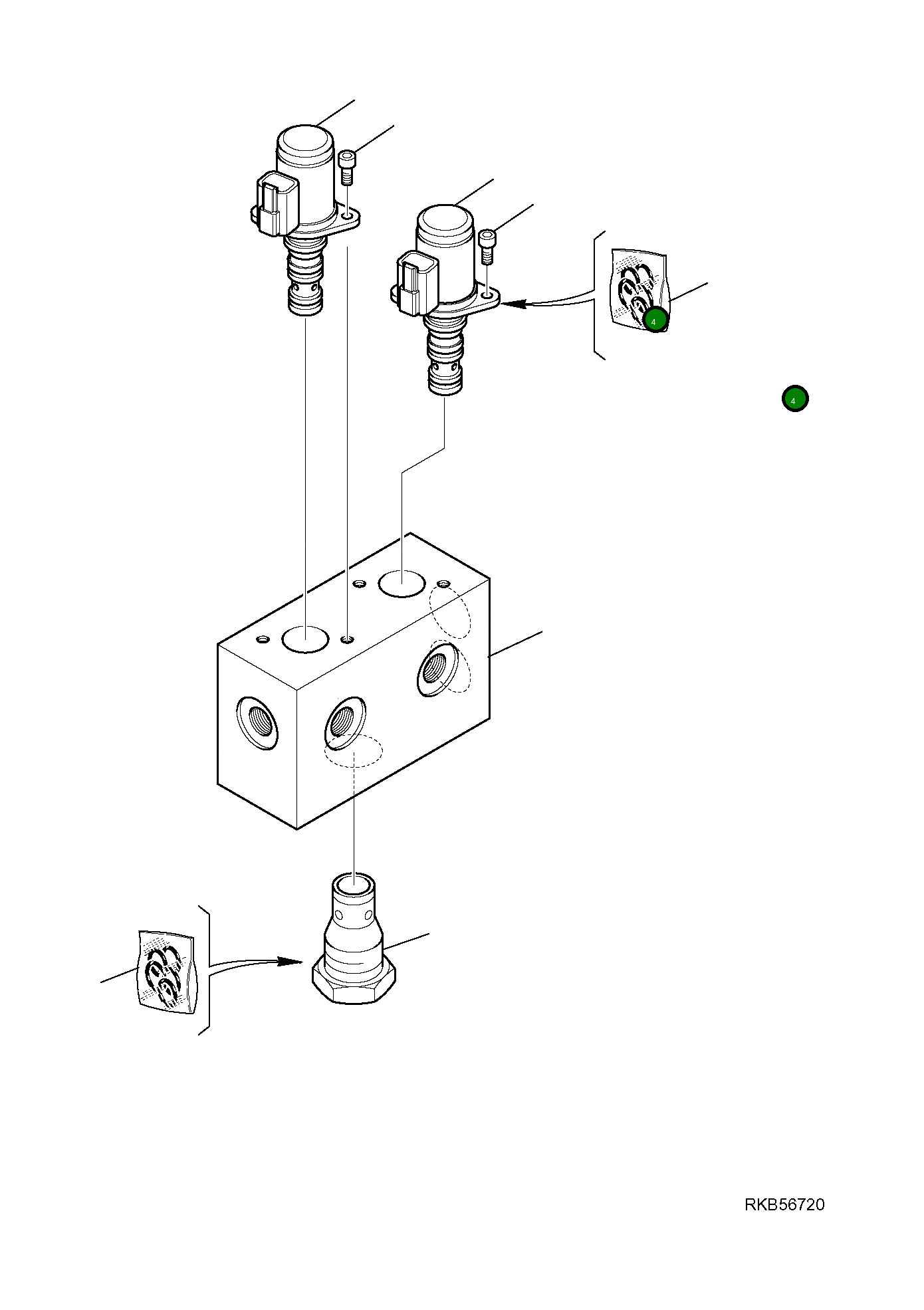 Болт 22L-09-R2070 Komatsu