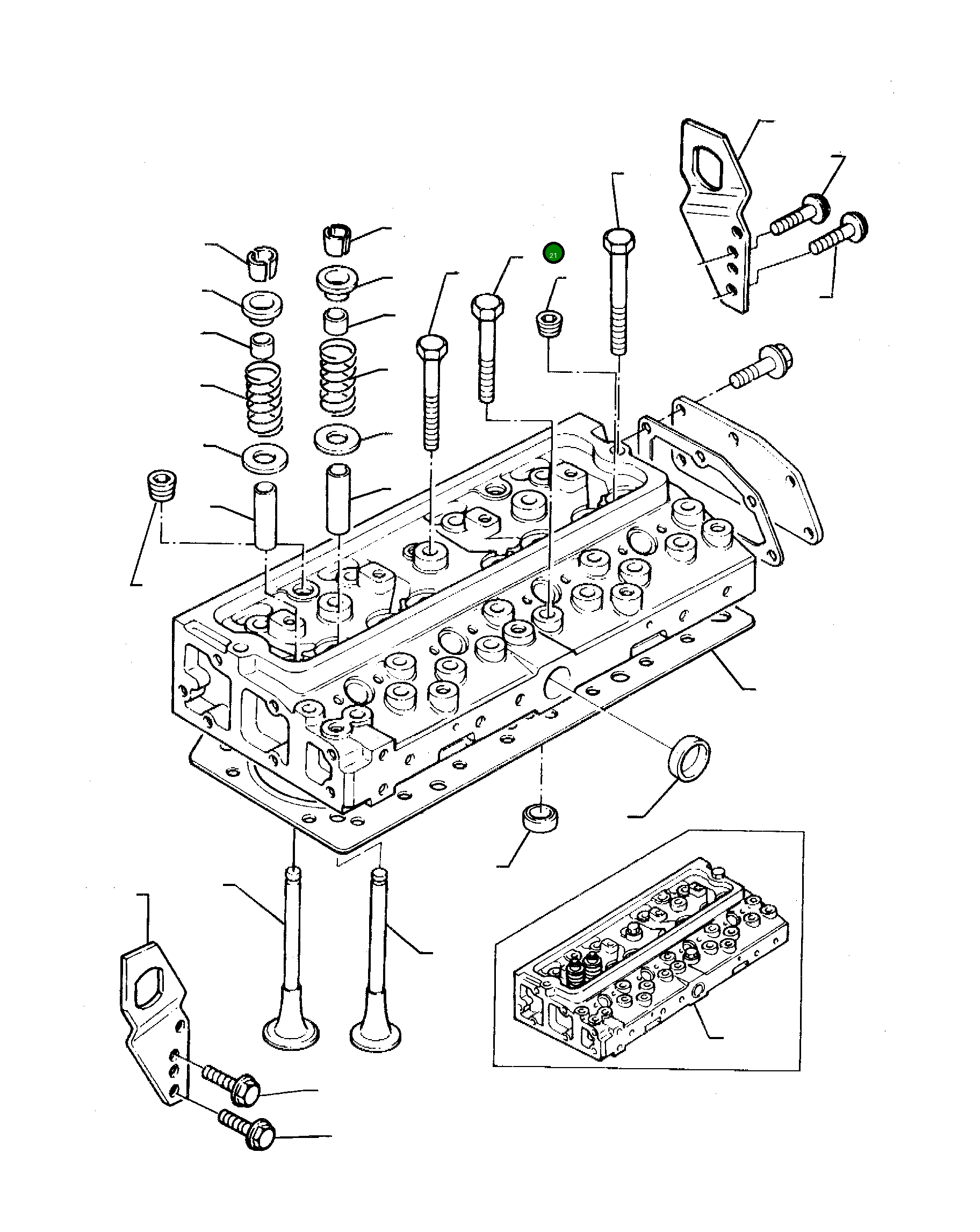 Болт P32166219 Komatsu