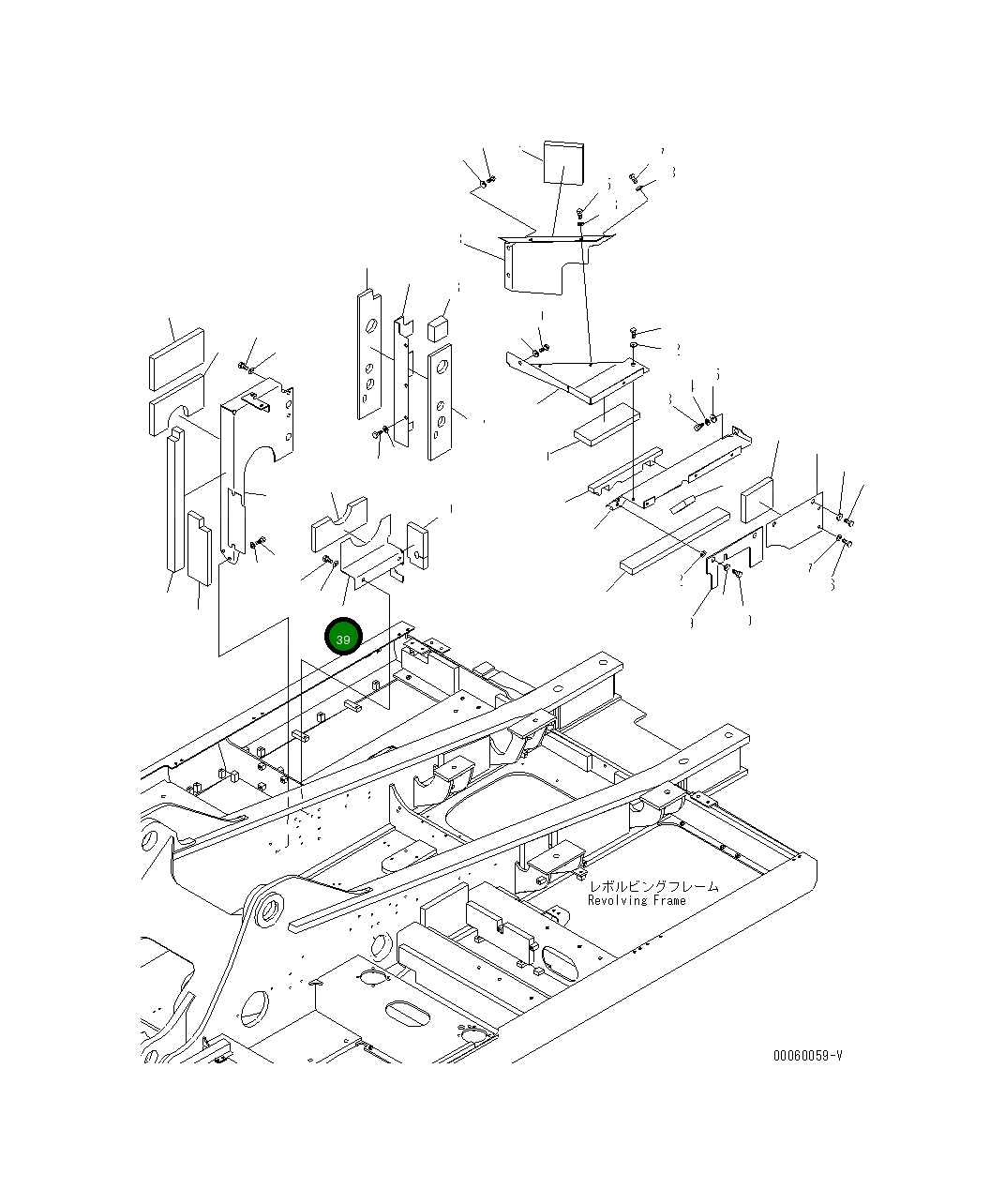 Крышка 207-54-76621 Komatsu