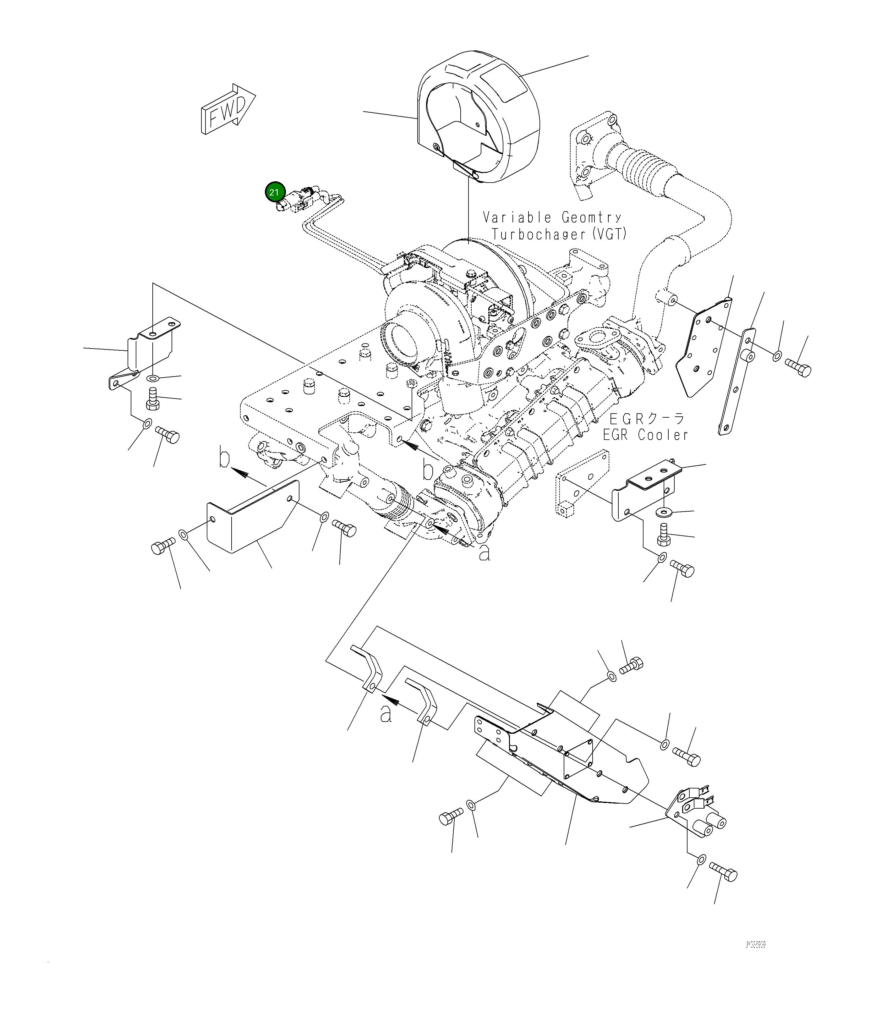 Крышка 6253-11-8750 Komatsu