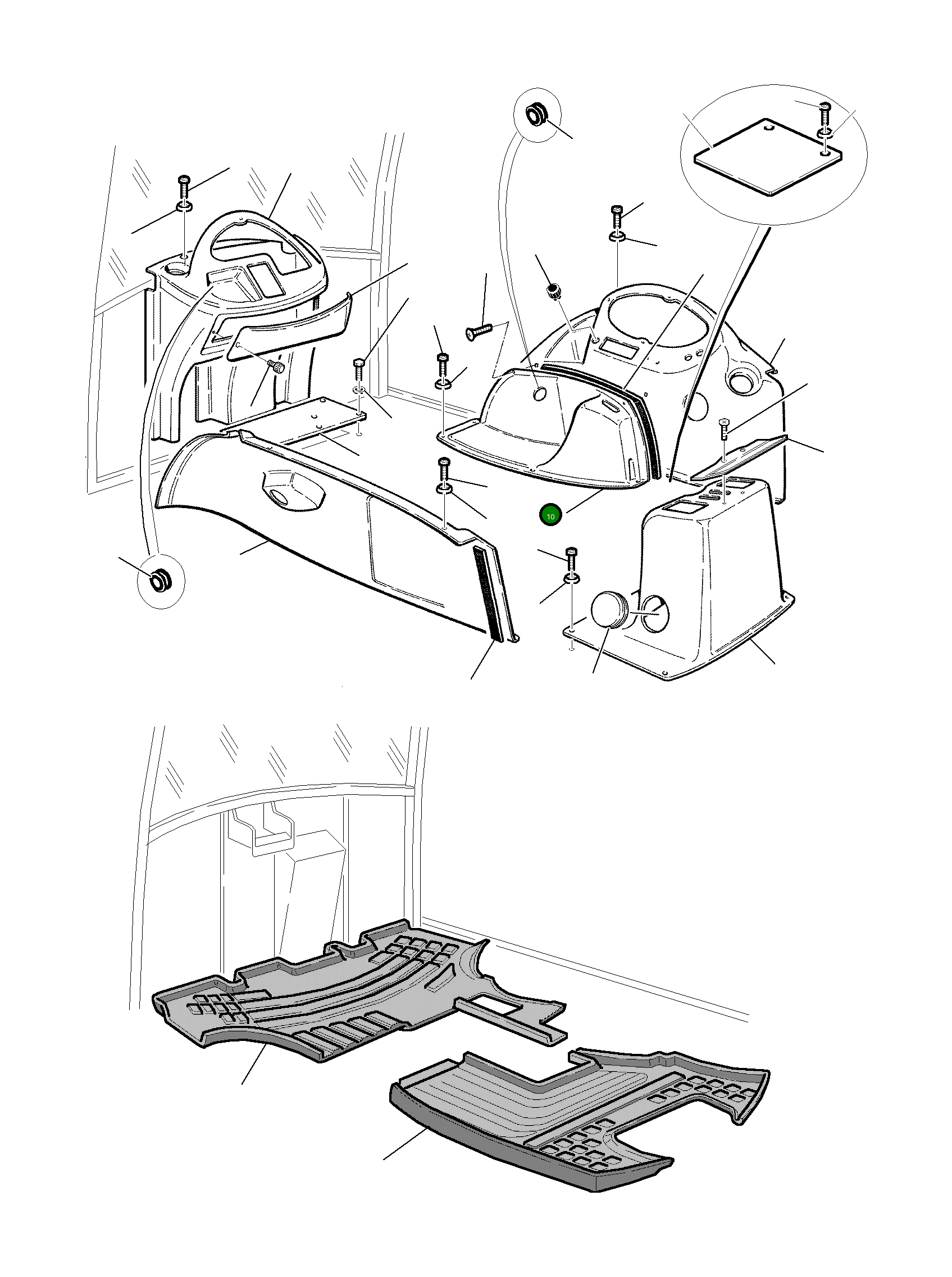 Крышка 312648671 Komatsu