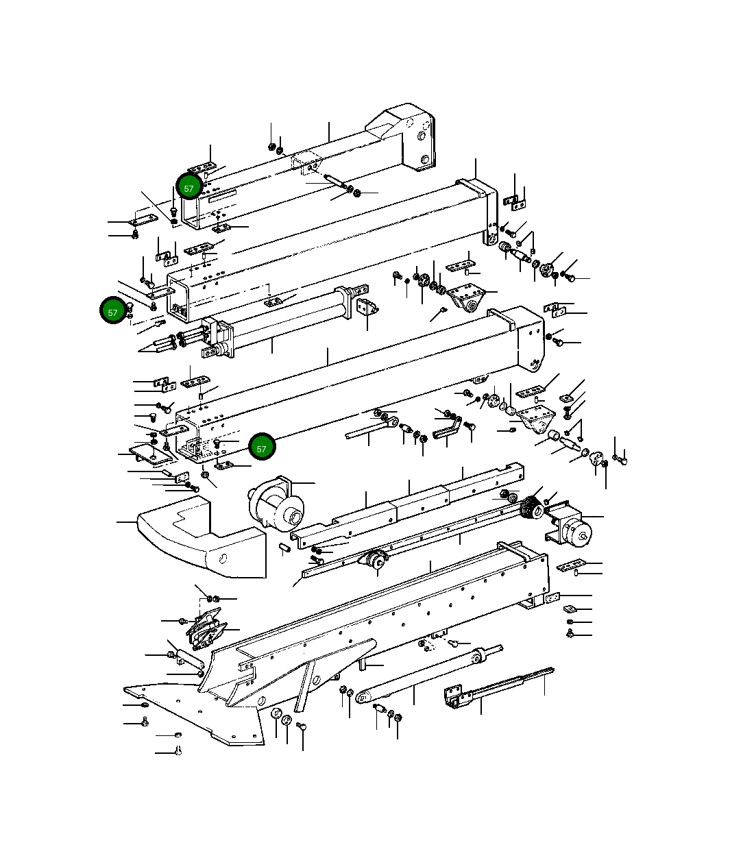 Болт 75 579  Komatsu