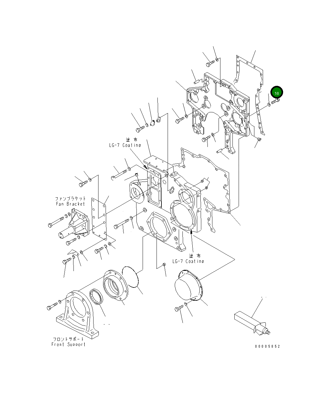 Болт 01010-31260 Komatsu