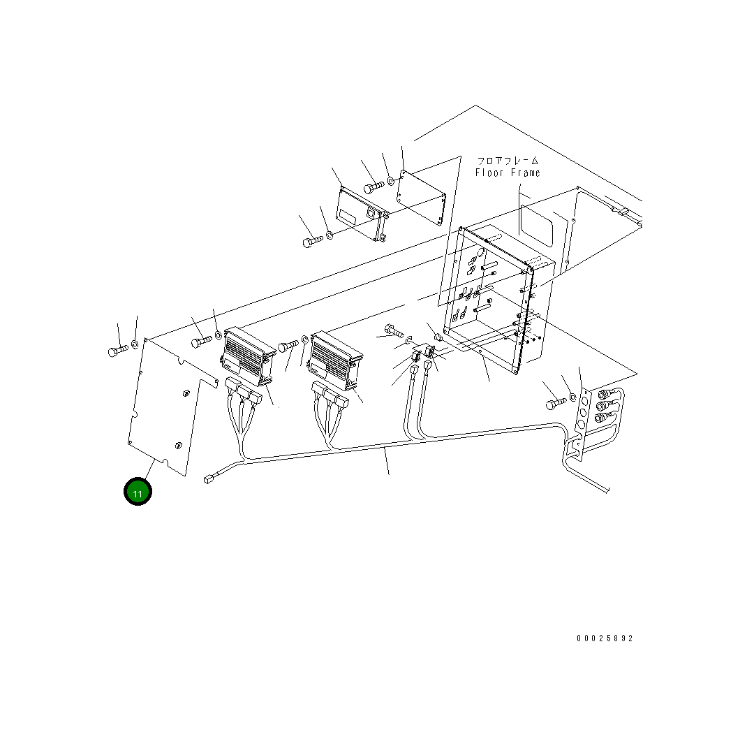 Крышка 19M-06-35161 Komatsu
