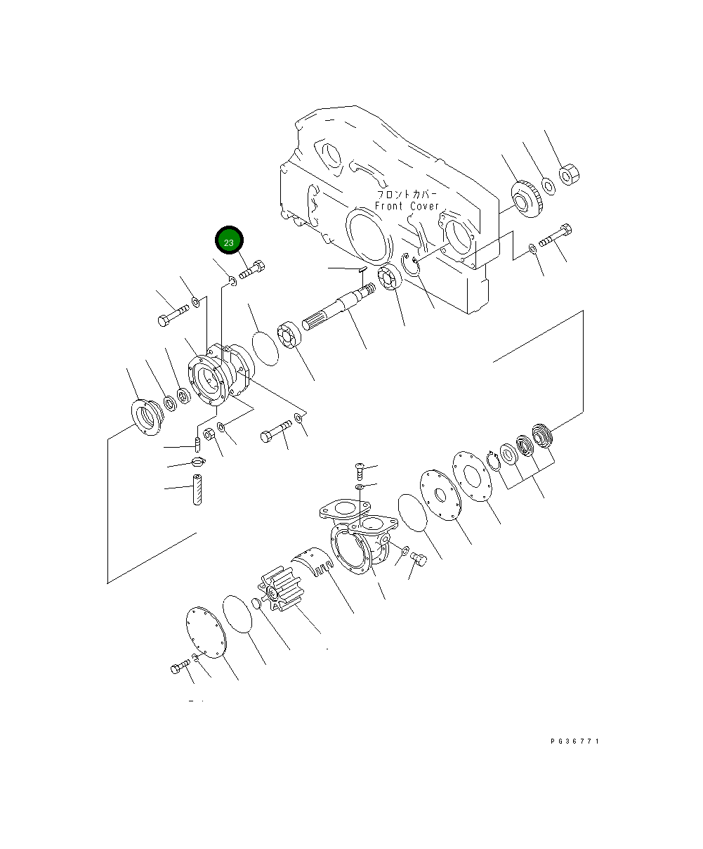 Болт KY00113-06250 Komatsu