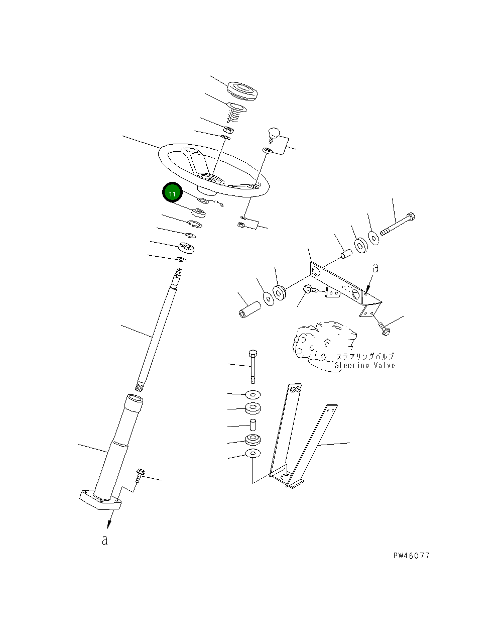 Кольцо 363-43-25180 Komatsu