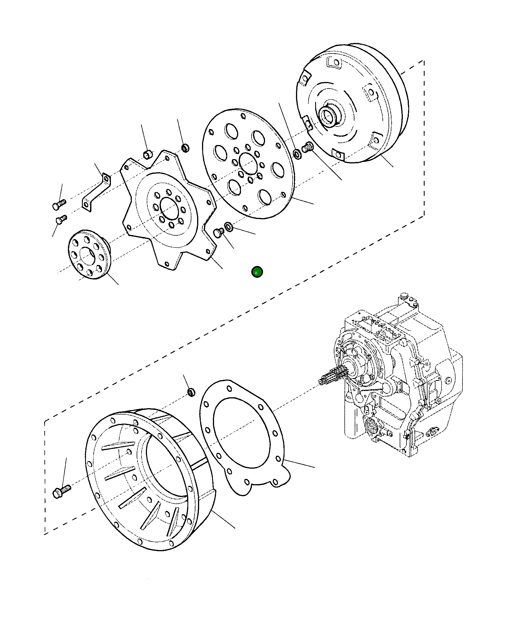 Болт CAO020842 Komatsu