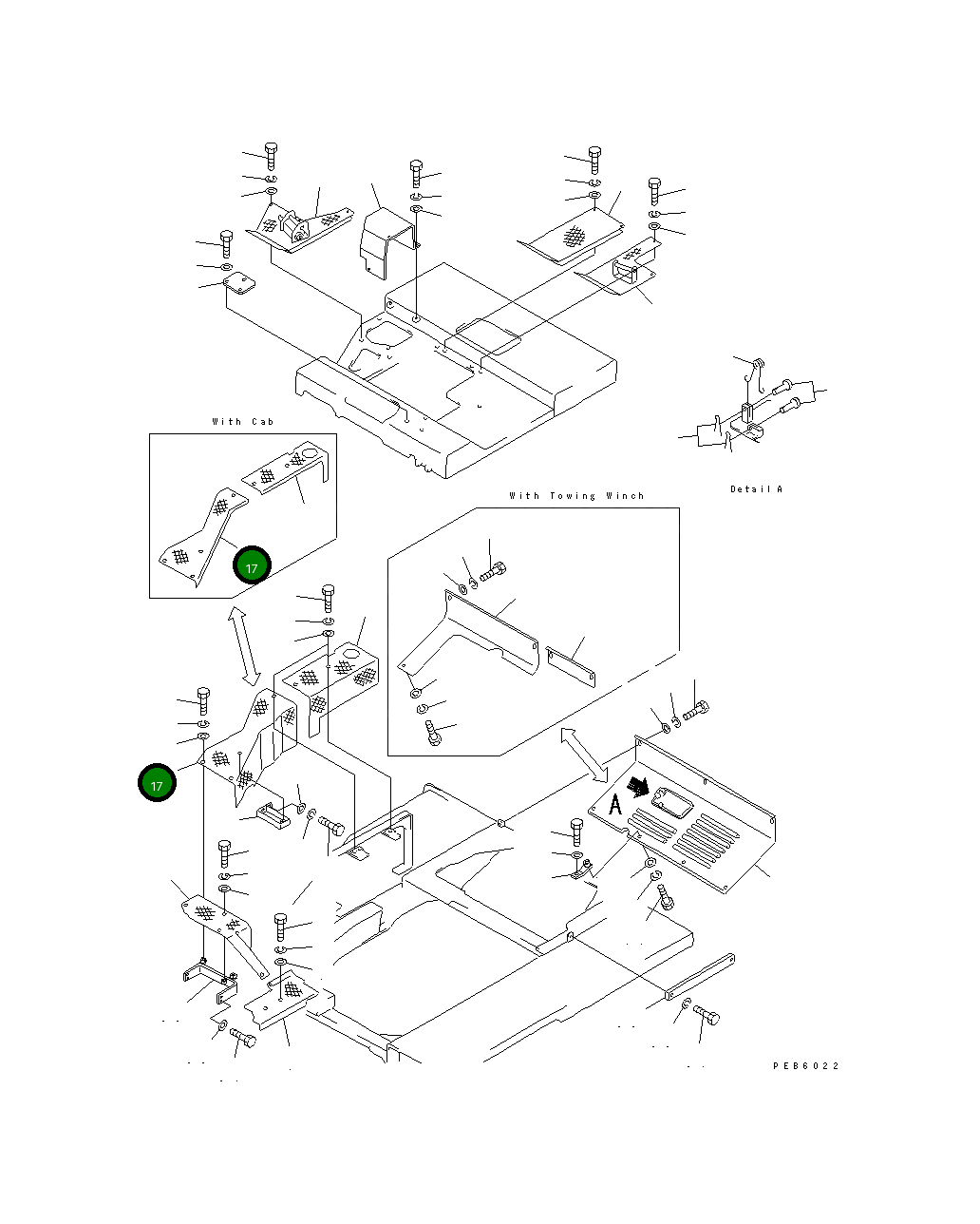 Крышка 176-54-45311 Komatsu
