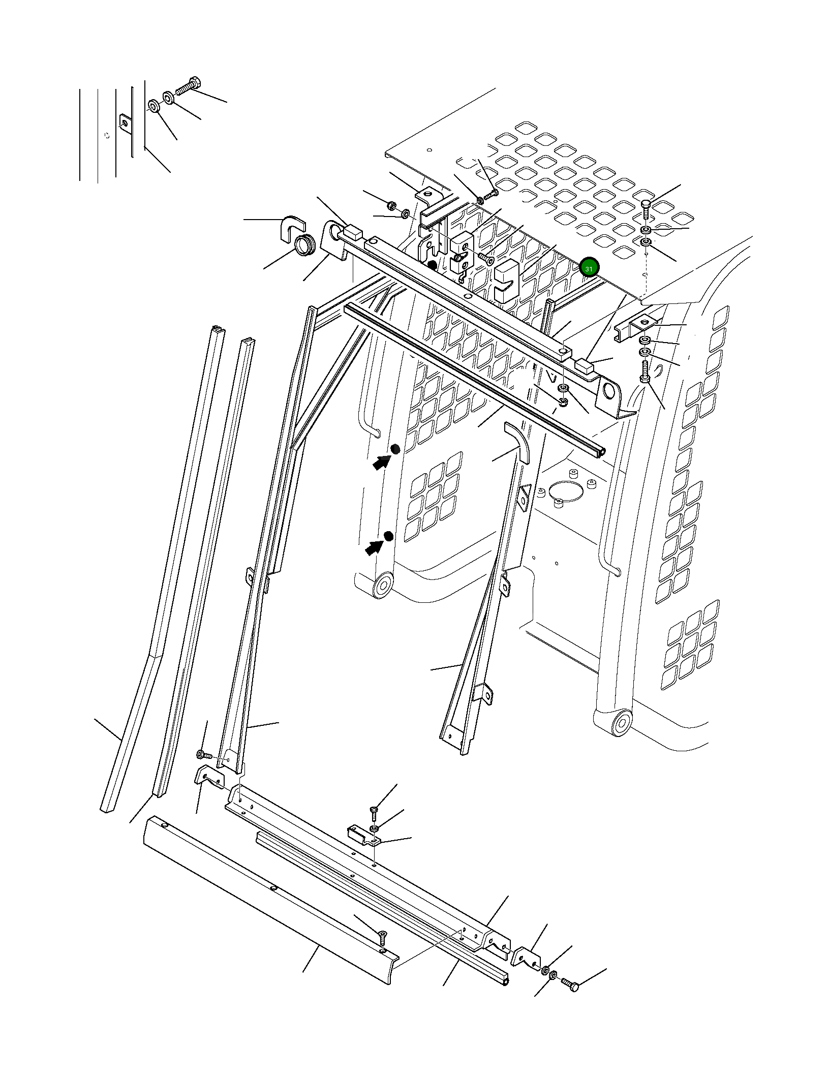 Крышка 37A-54-15970  Komatsu