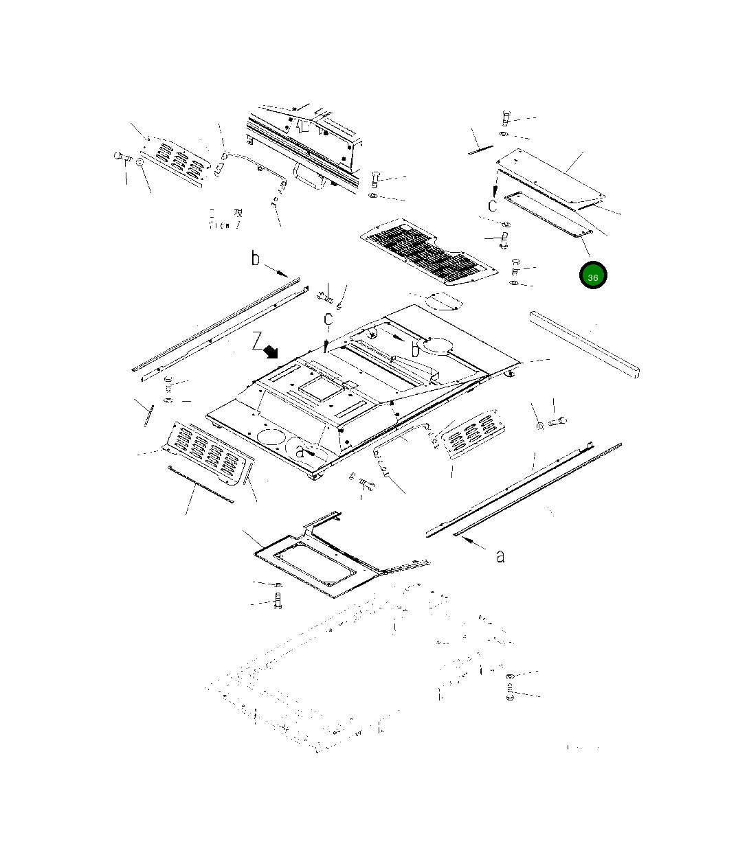 Крышка 419-54-62691  Komatsu
