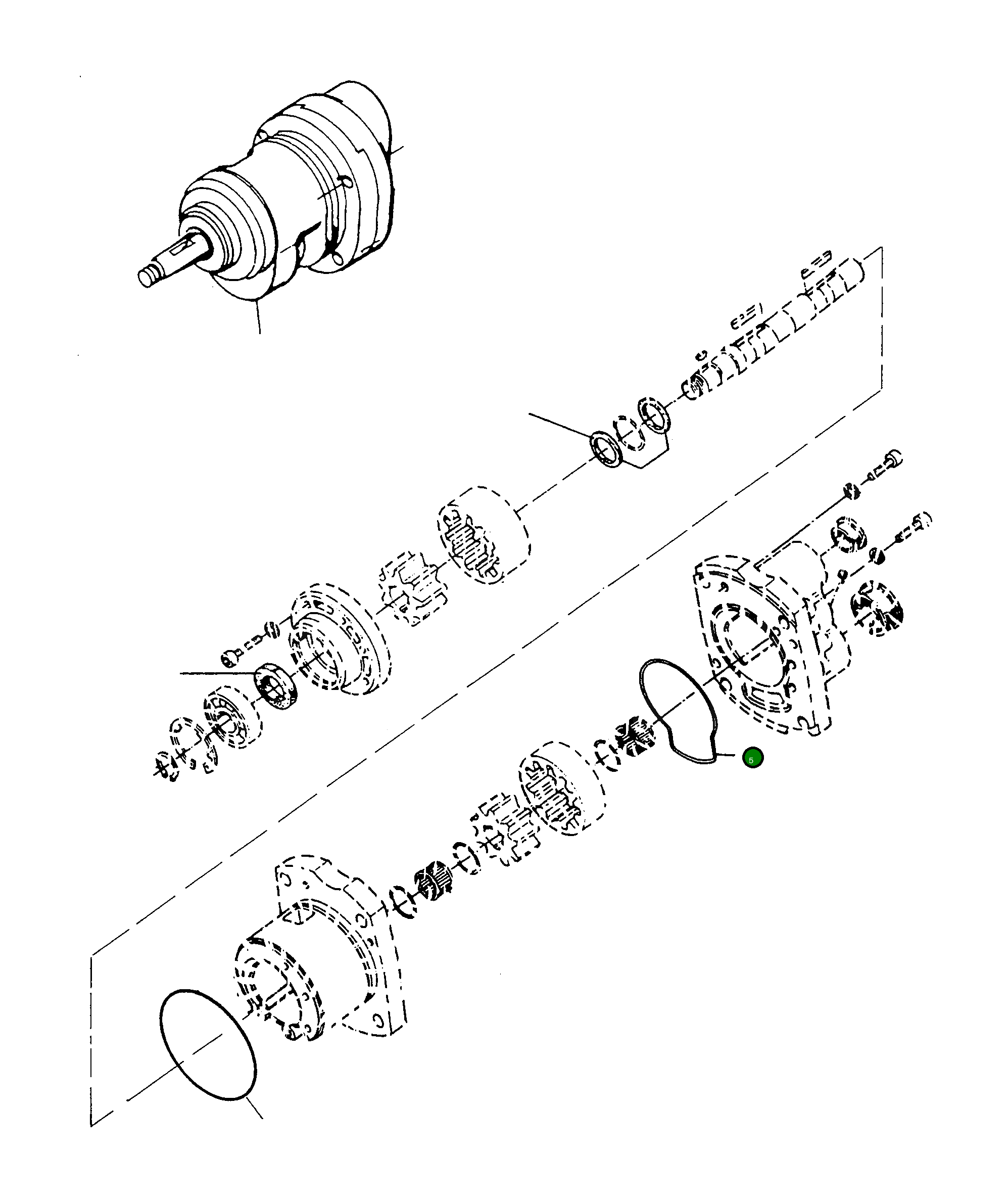 Кольцо уплотнительное (O-Ring) 3235622M1 Komatsu