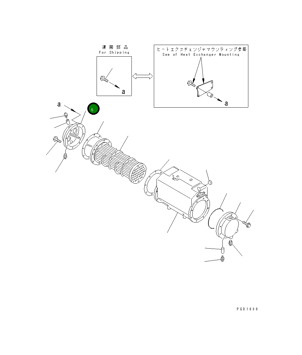 Крышка 6212-65-7230  Komatsu