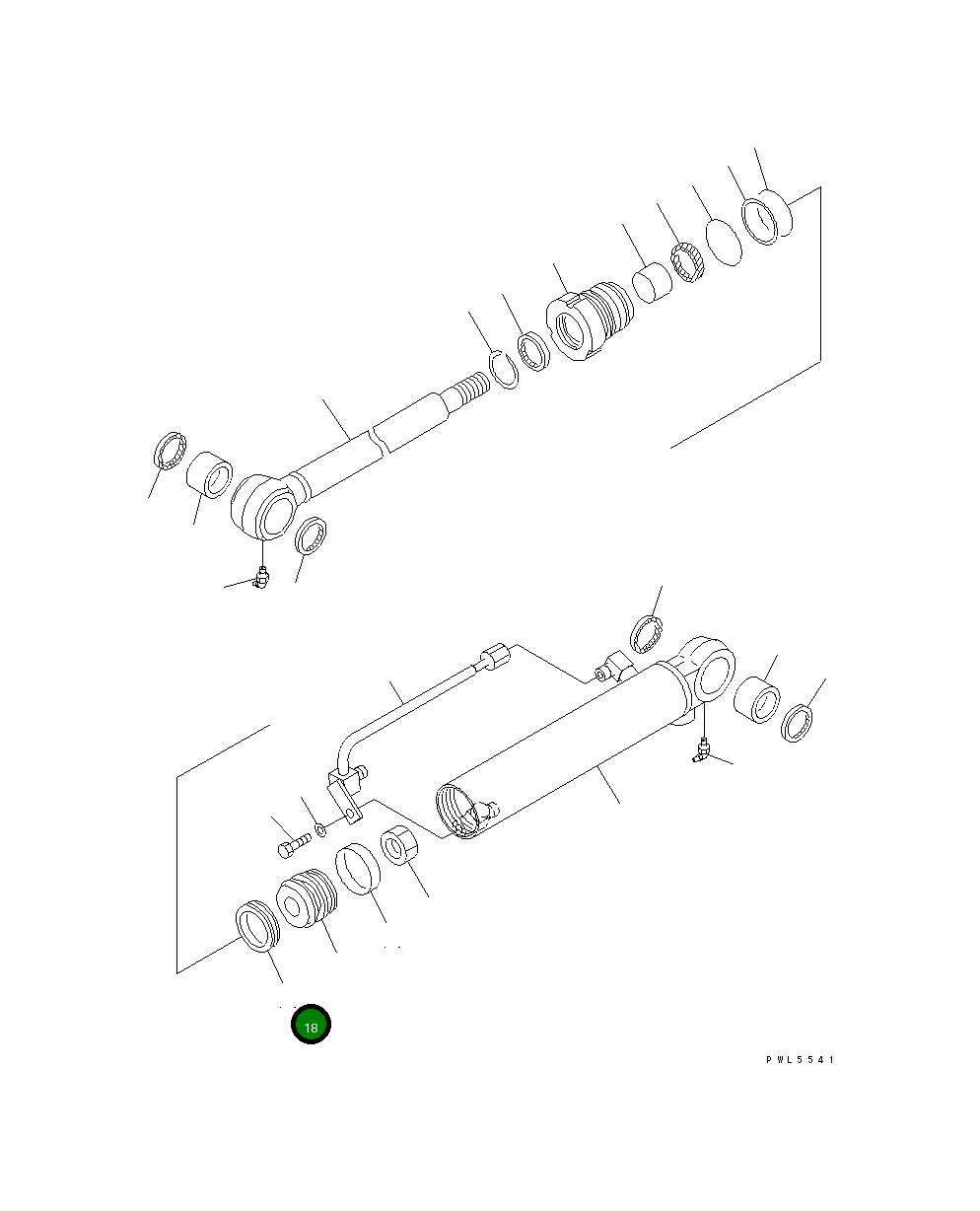 Кольцо 707-44-50180  Komatsu