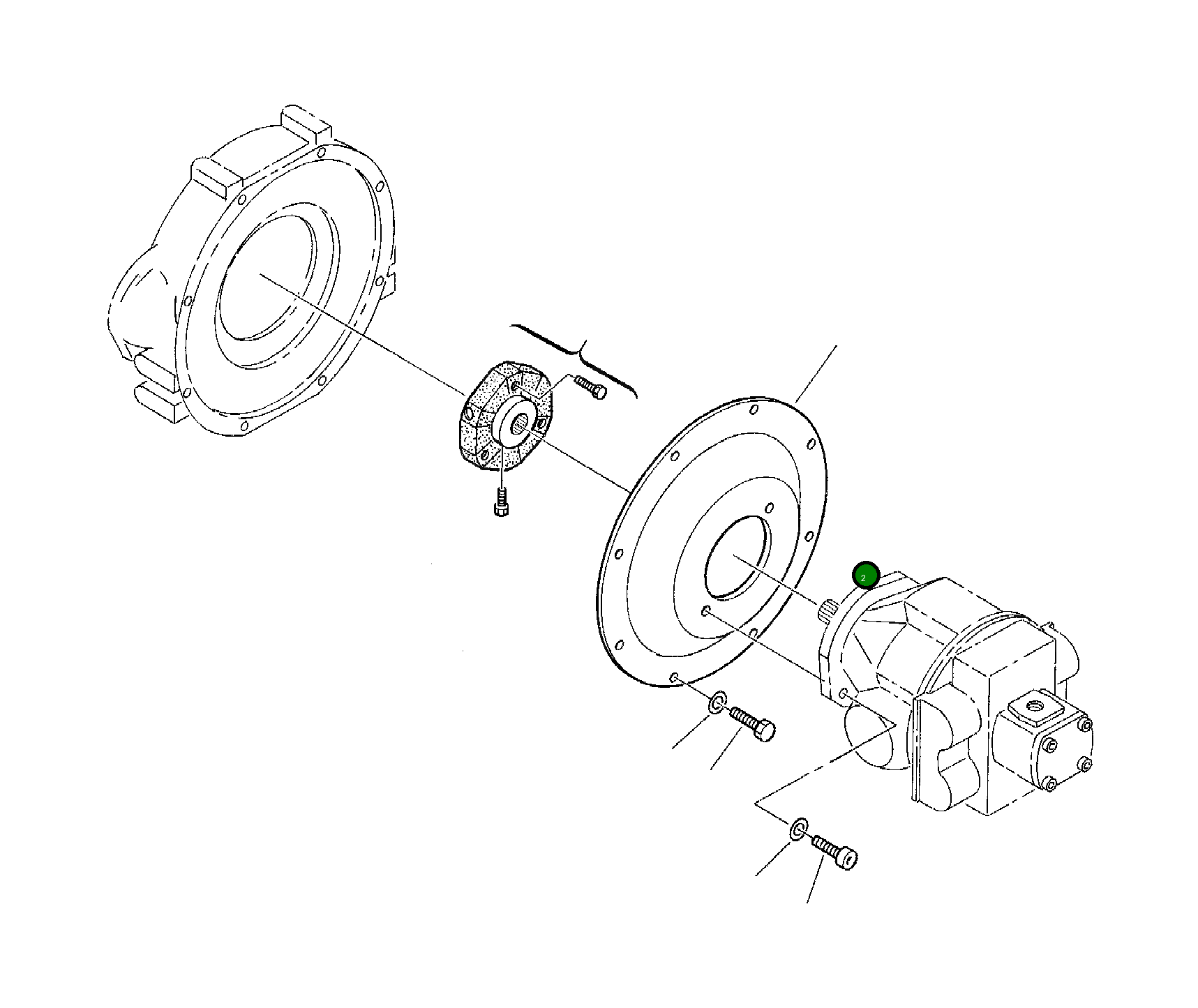 Крышка 3F3004051 Komatsu