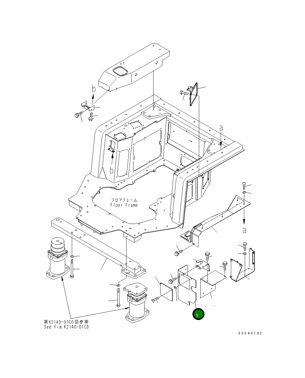 Крышка 195-54-78331 Komatsu