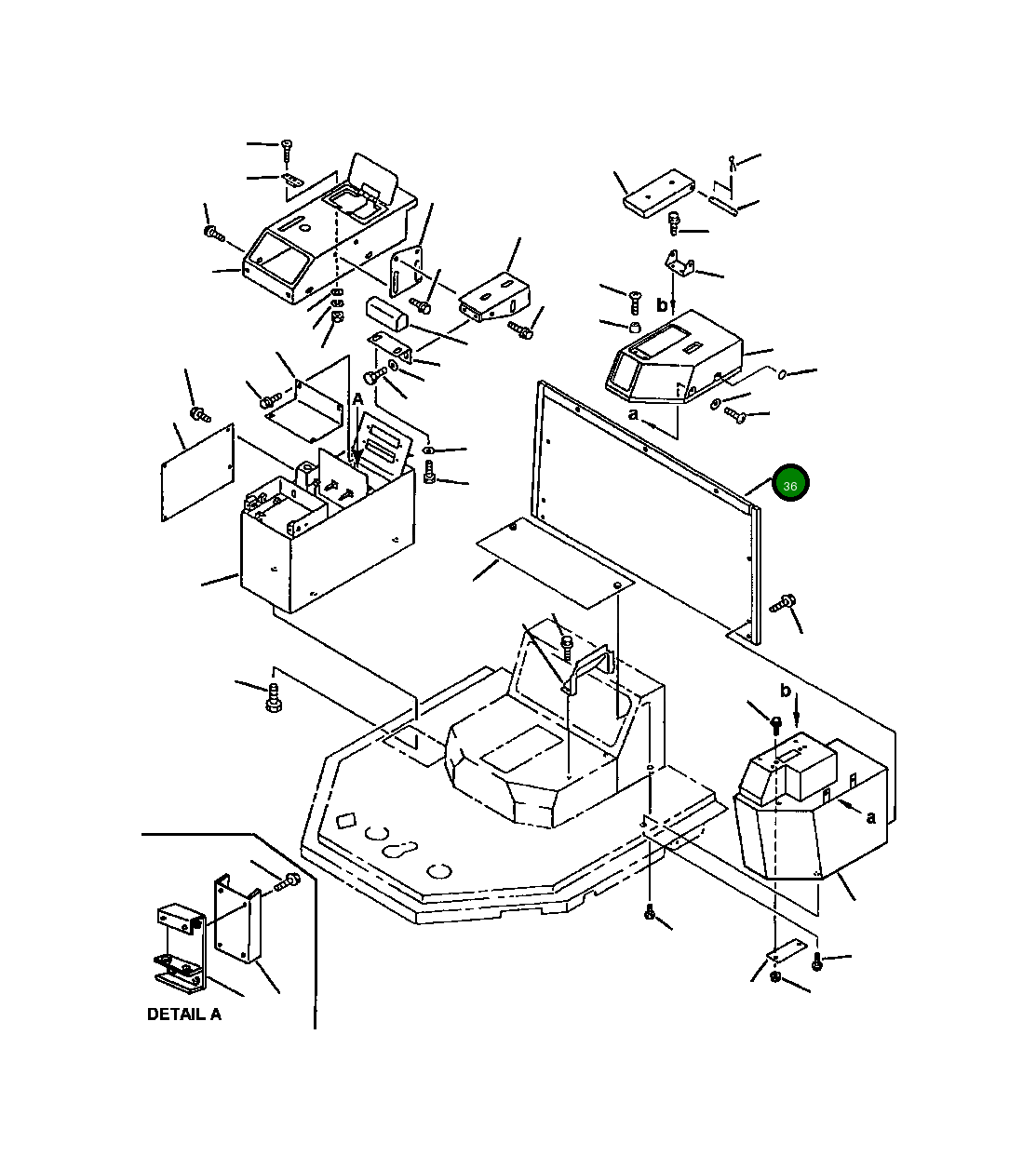 Крышка 421-54-12176  Komatsu
