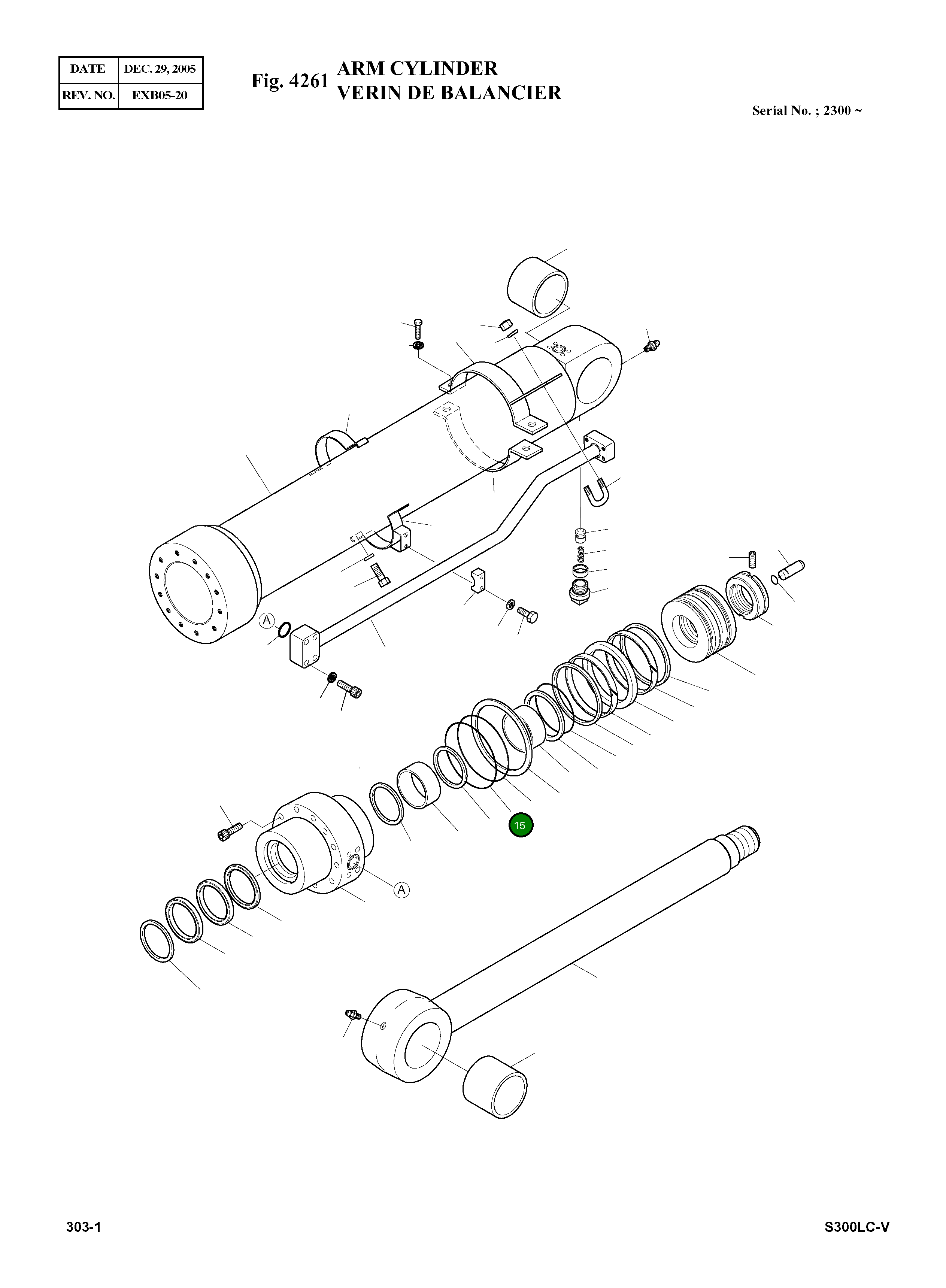 Кольцо уплотнительное (O-Ring) 180-00363 Komatsu
