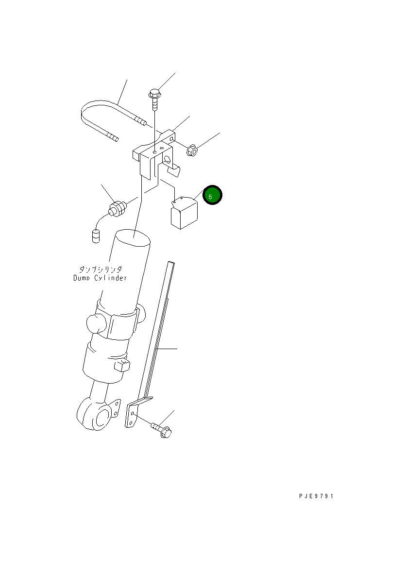 Крышка 41H-44-21130  Komatsu
