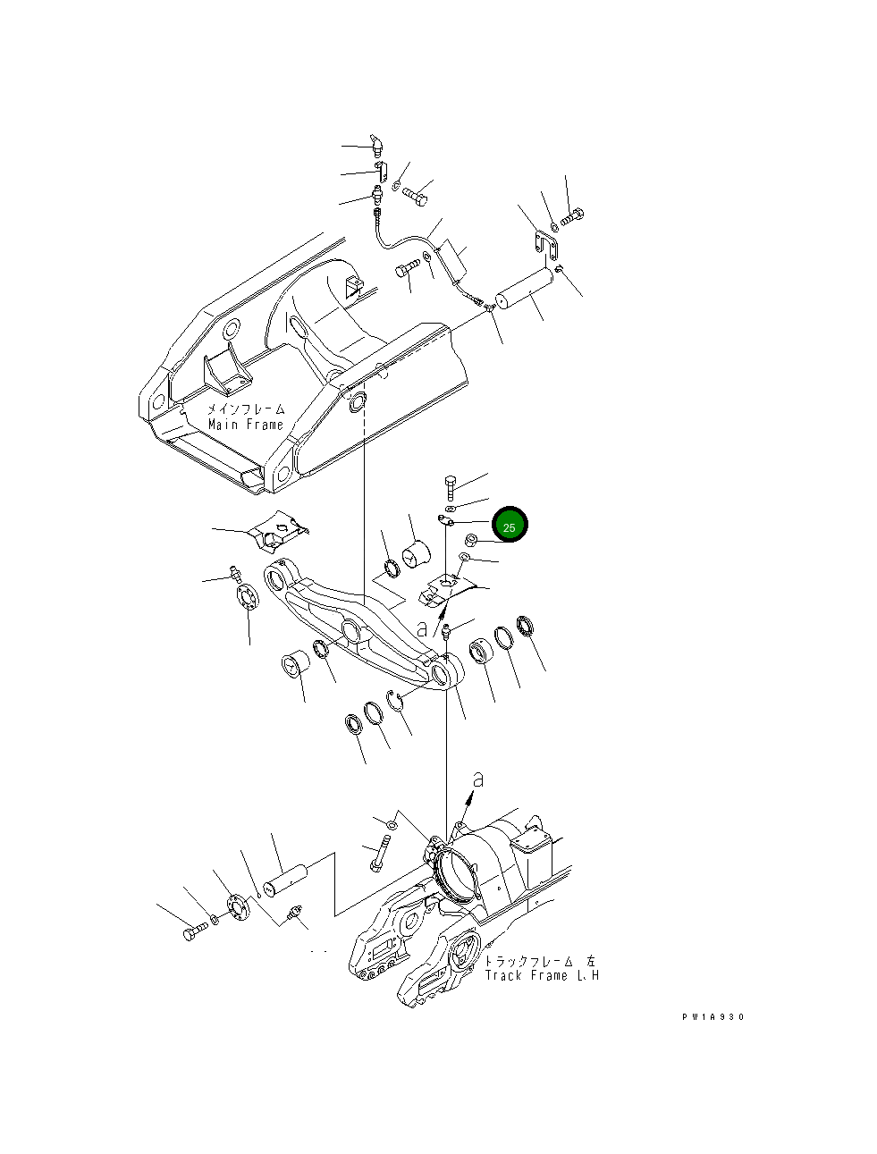 Крышка 198-50-61350 Komatsu