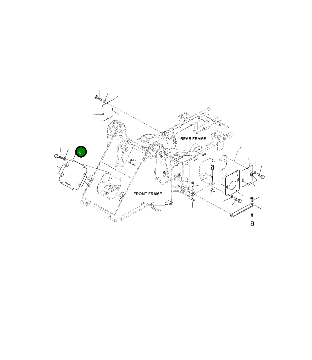 Крышка 417-879-A510 Komatsu