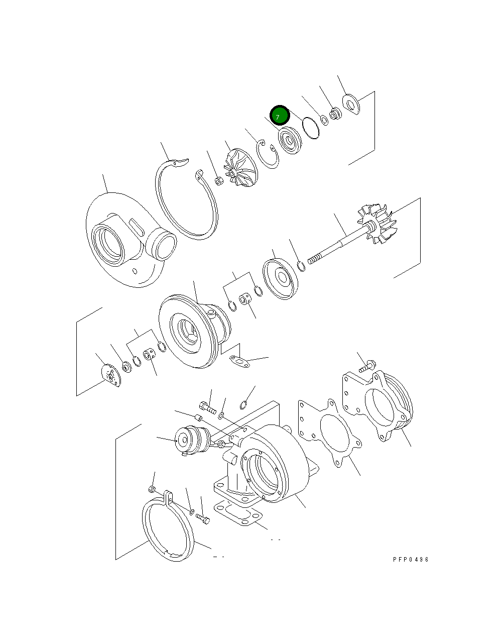 Кольцо уплотнительное (O-Ring) 6733-81-8460 Komatsu