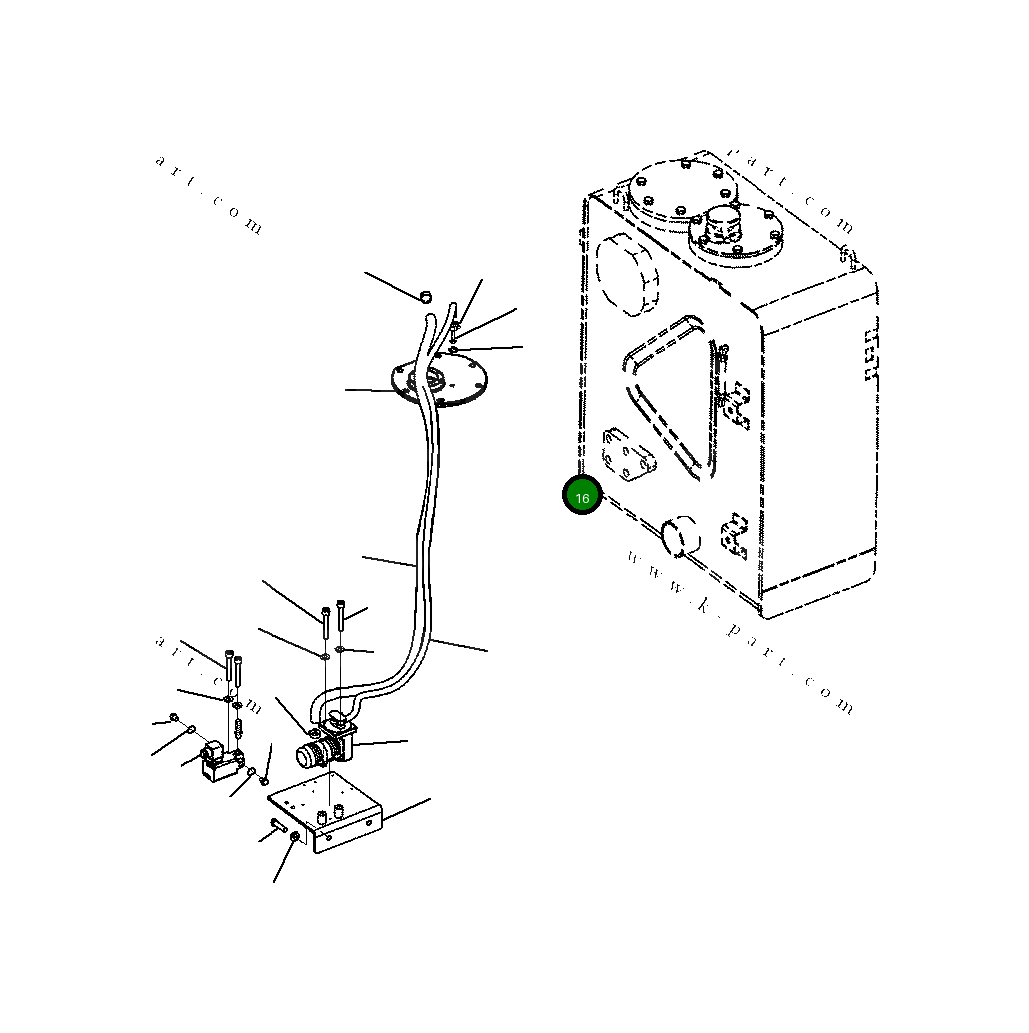 Кольцо FZ947083 Komatsu