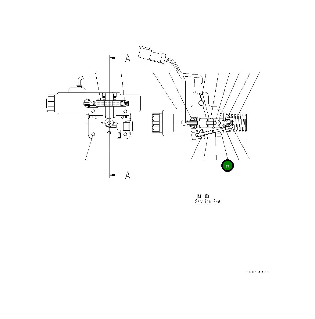 Кольцо уплотнительное (O-Ring) UC1300083005 Komatsu