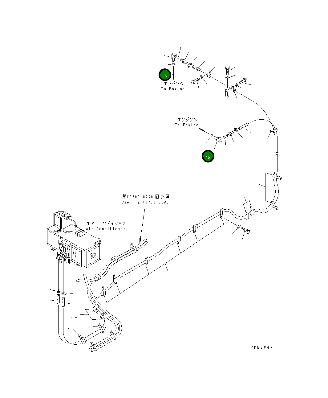 Кольцо уплотнительное (O-Ring) 22W-61-12210 Komatsu