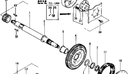 Прокладка 130-75-13220 Komatsu