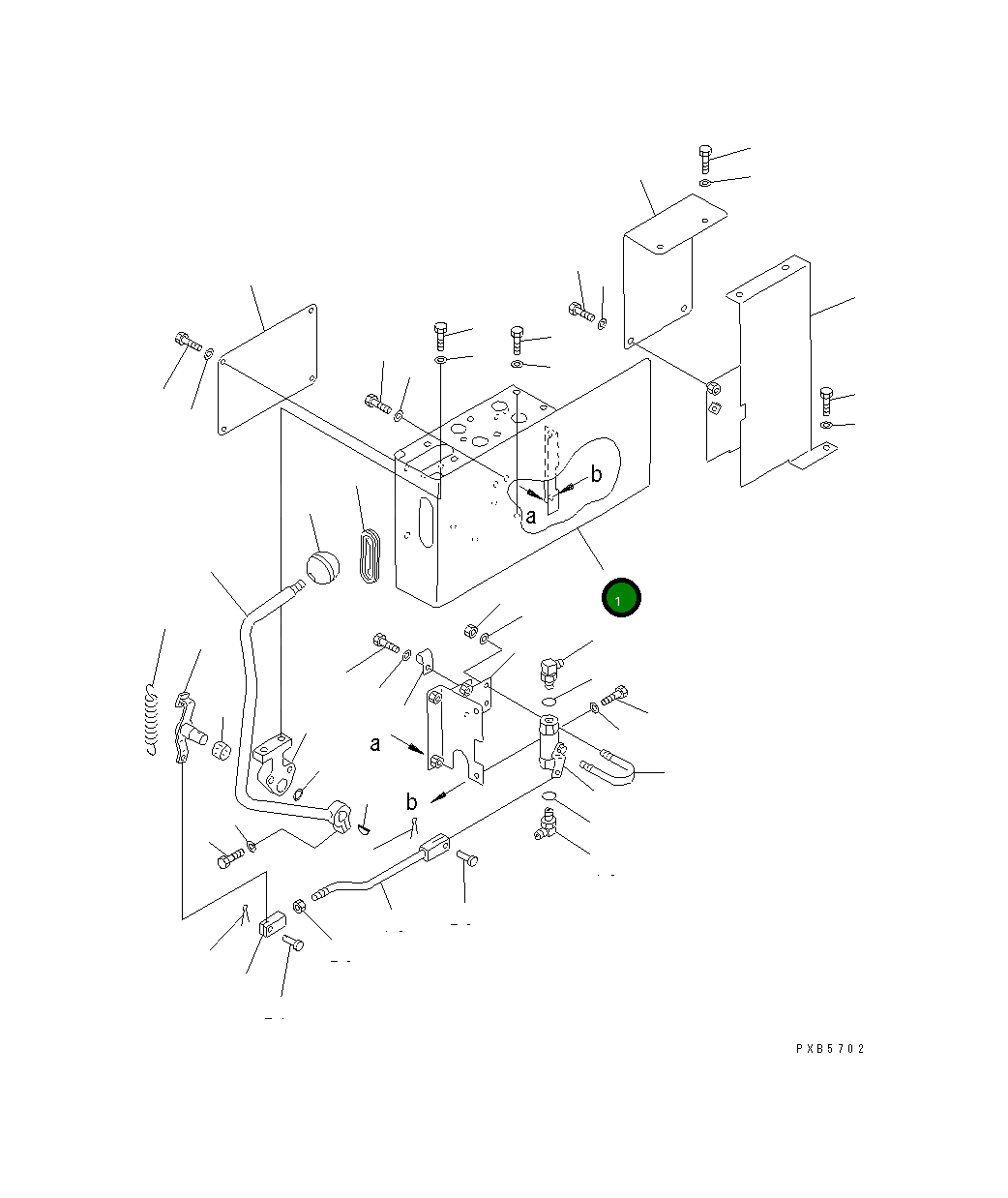 Крышка 20Y-43-K1410 Komatsu