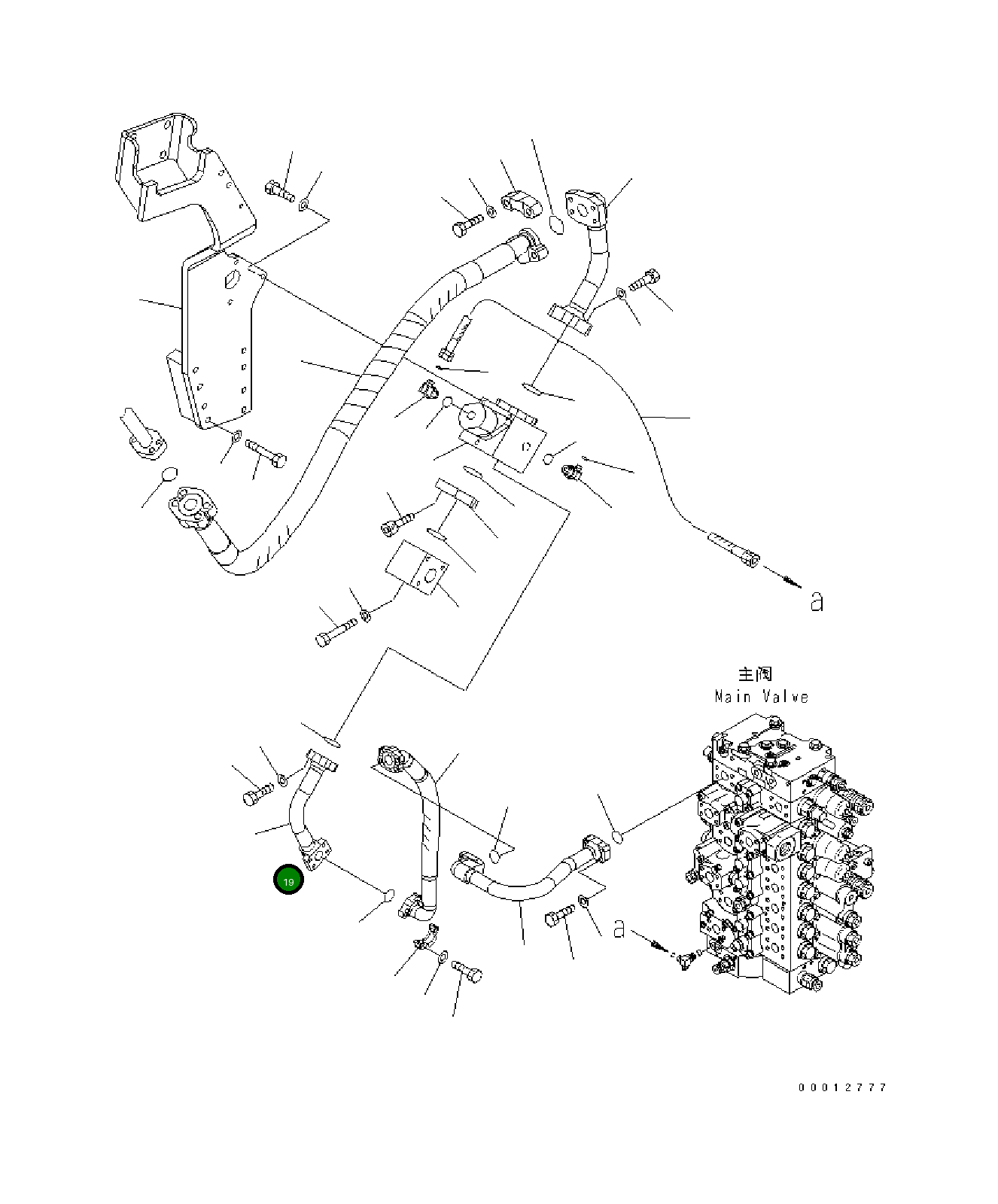 Болт 737221040 Komatsu