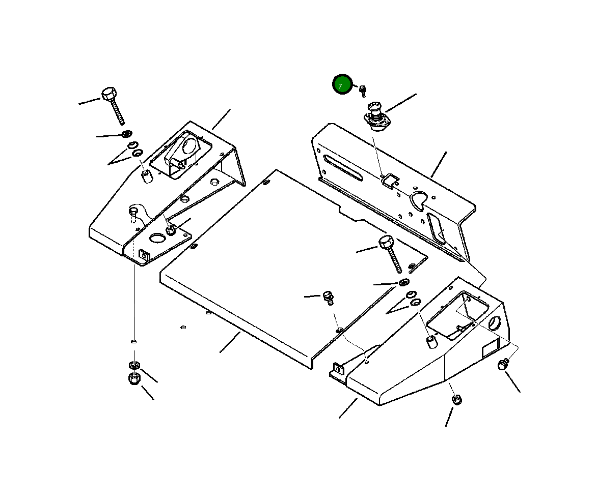 Болт 01024-80620 Komatsu