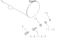 Болт KT01774-51016 Komatsu