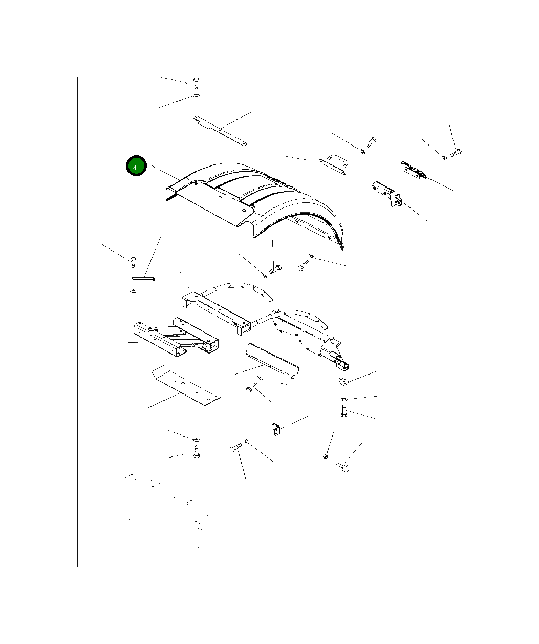 Крышка 421-54-64551 Komatsu