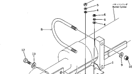 Гайка 384-9412230 Komatsu