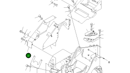 Крышка 21J-54-12323 Komatsu