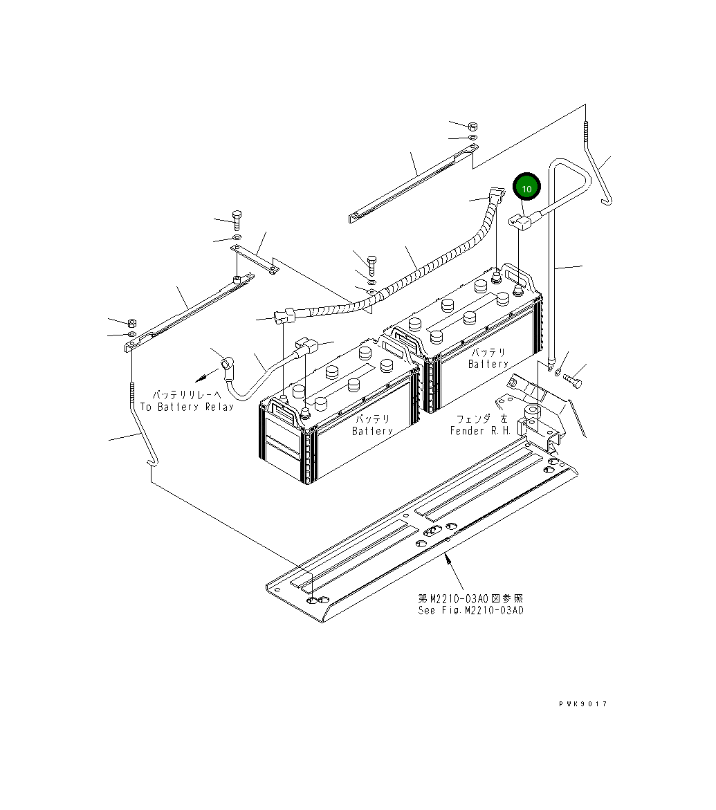 Крышка 14X-06-12260 Komatsu