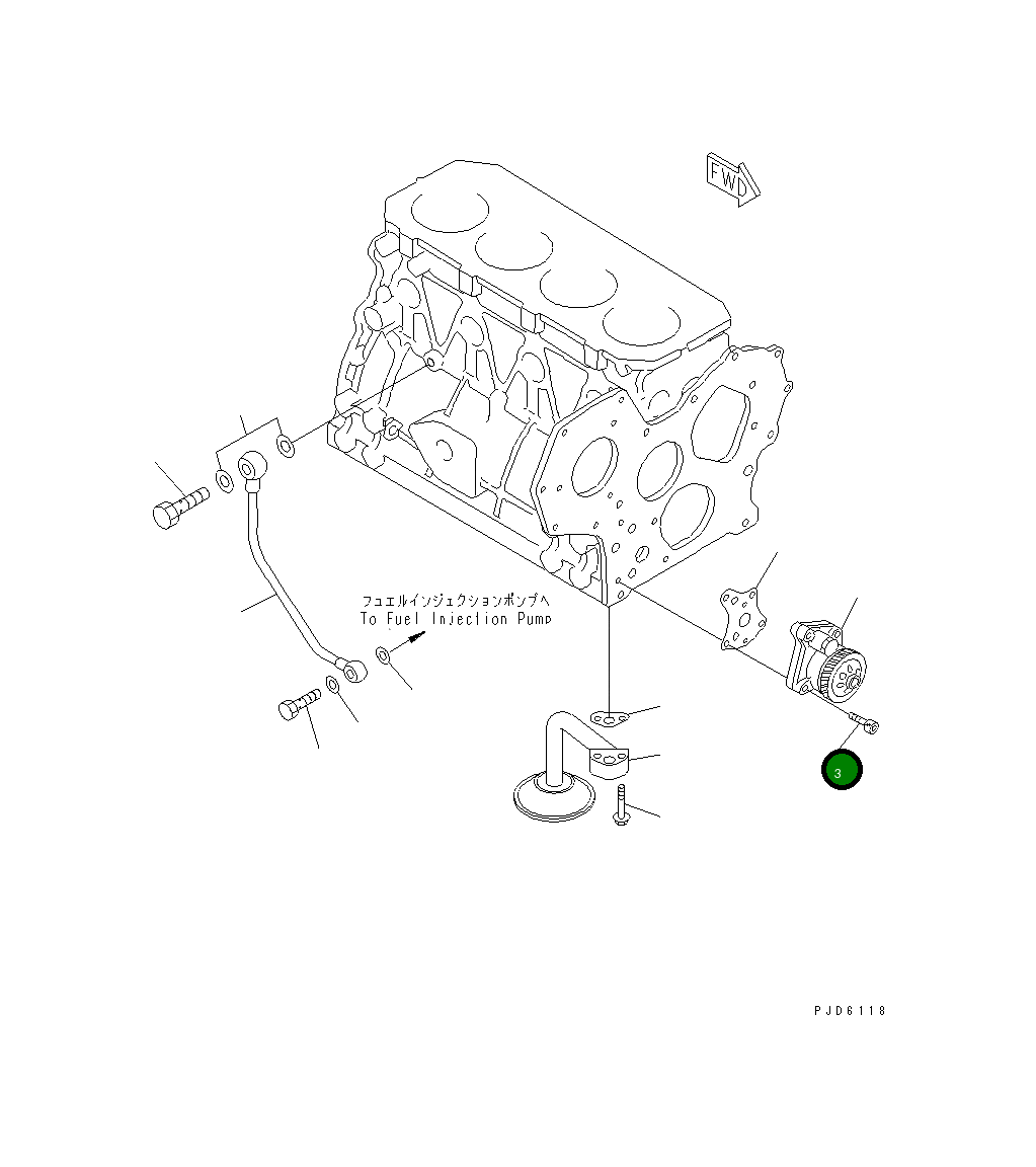 Болт 456-793 Komatsu