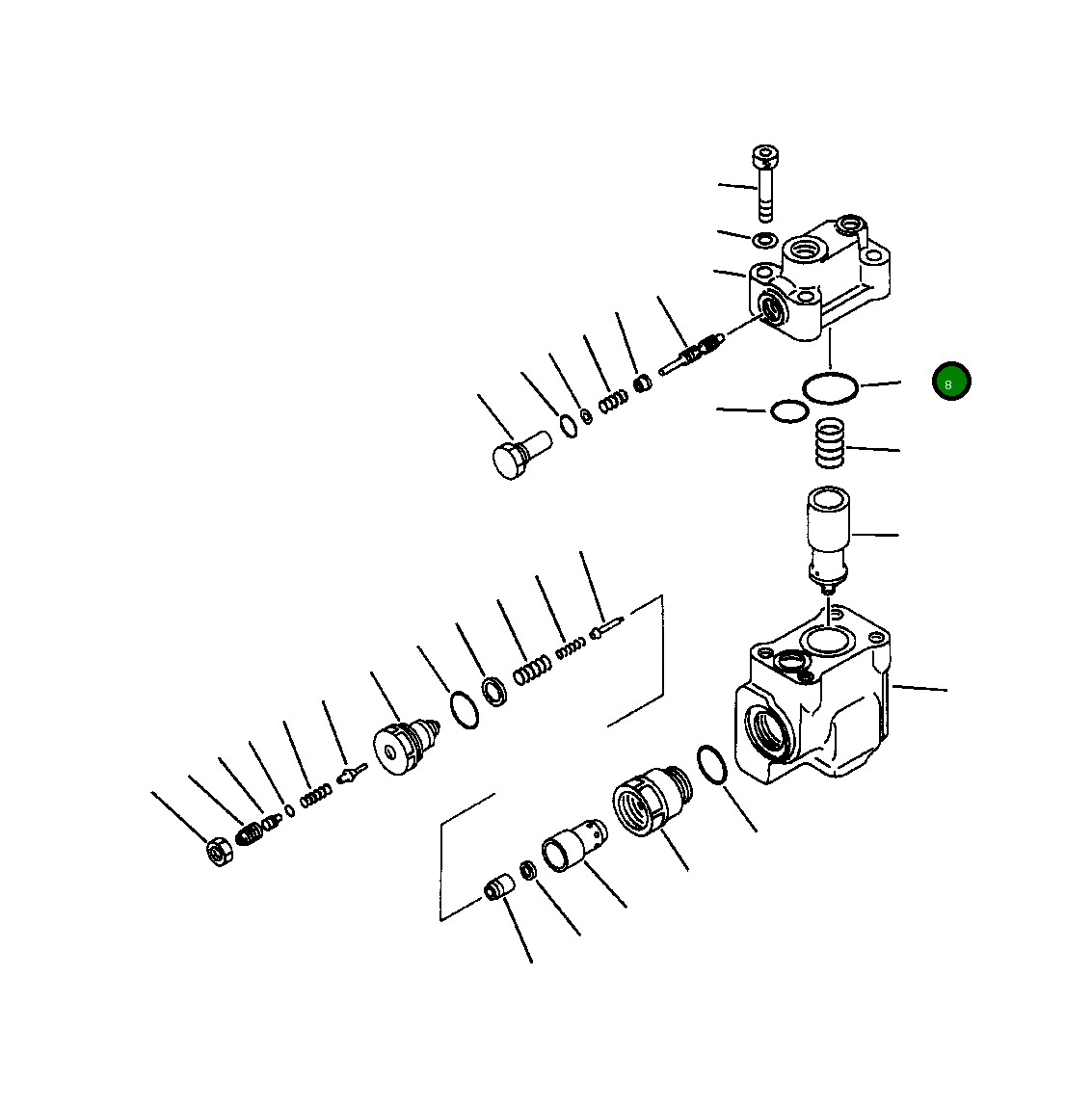 Кольцо уплотнительное (O-Ring) 07000 13042 Komatsu