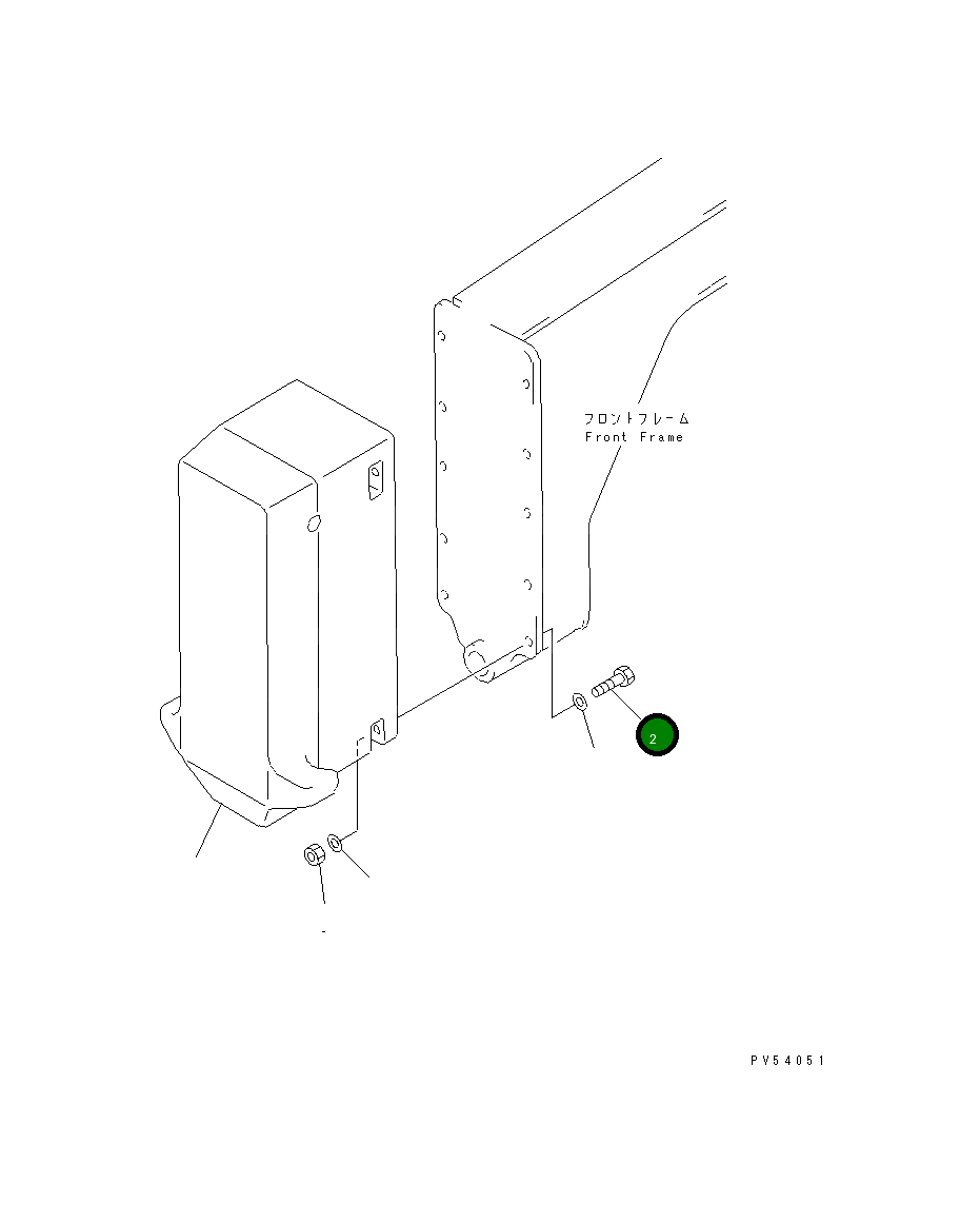 Болт 01011-52410 Komatsu